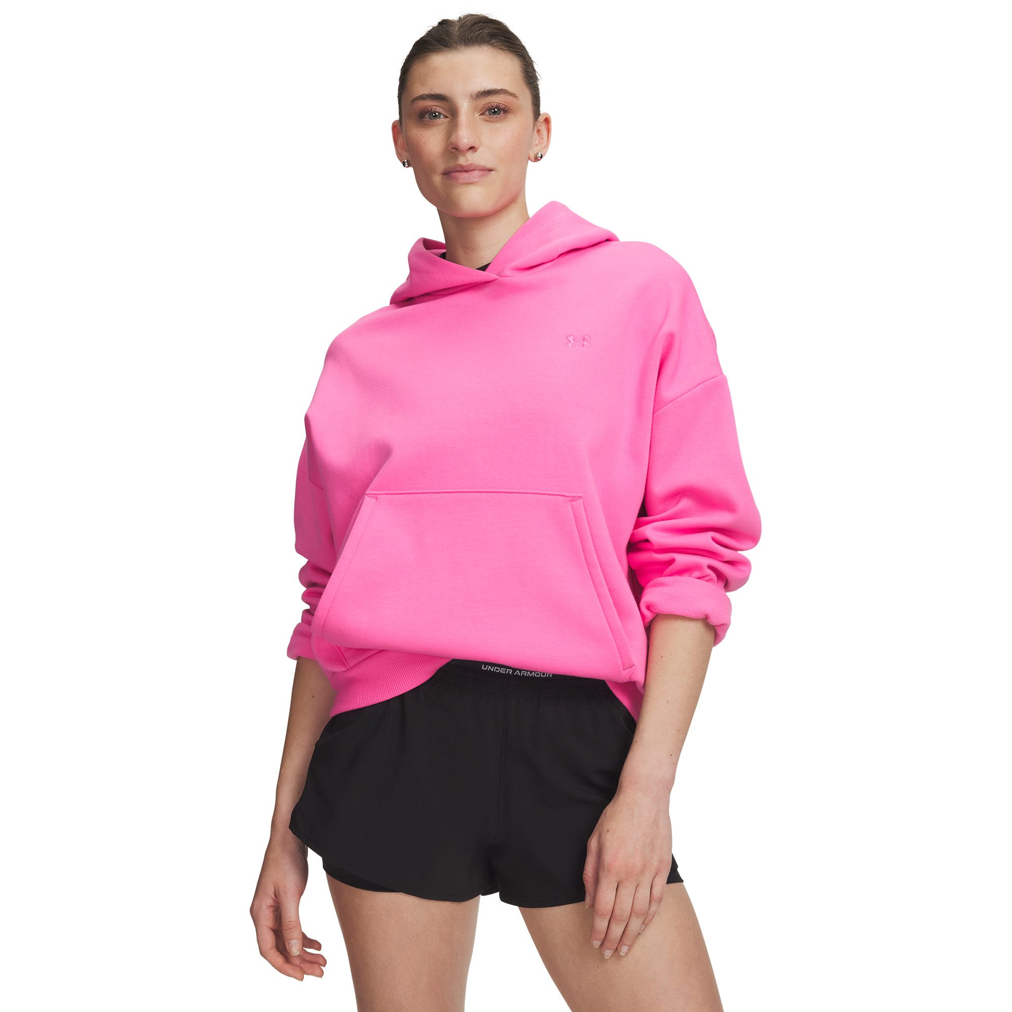 Under Armour® Kapuzenpullover Under Armour Damen Kapuzenpullover Icon Fleece Hoodie 6013544
