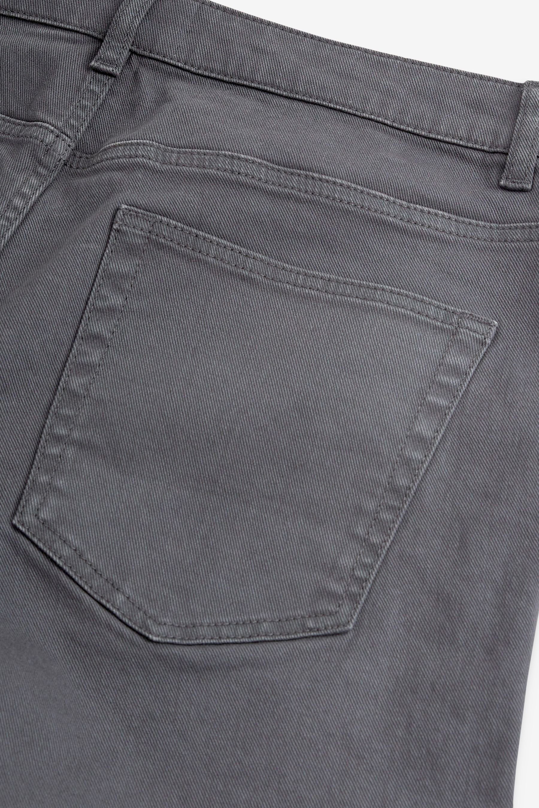 Denim-Shorts Grey Next mit Charcoal Jeansshorts (1-tlg) Stretchanteil