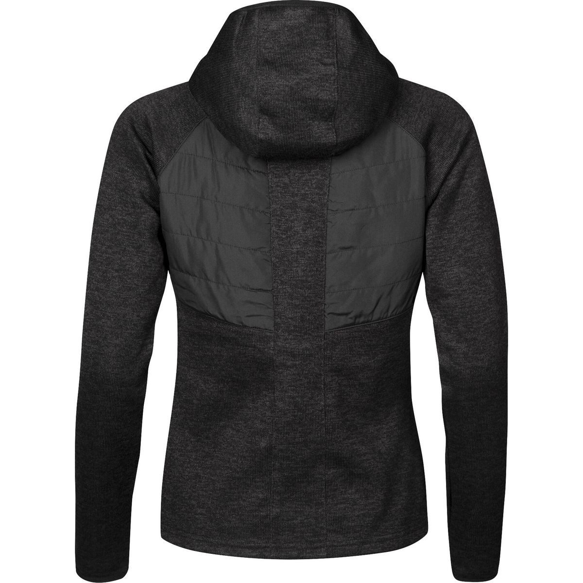 HALTI Outdoorjacke Streams W Hybrid Knit Layer Jacket Vielseitige Hybridjacke aus Recy Knit Fleece mit winddichter
