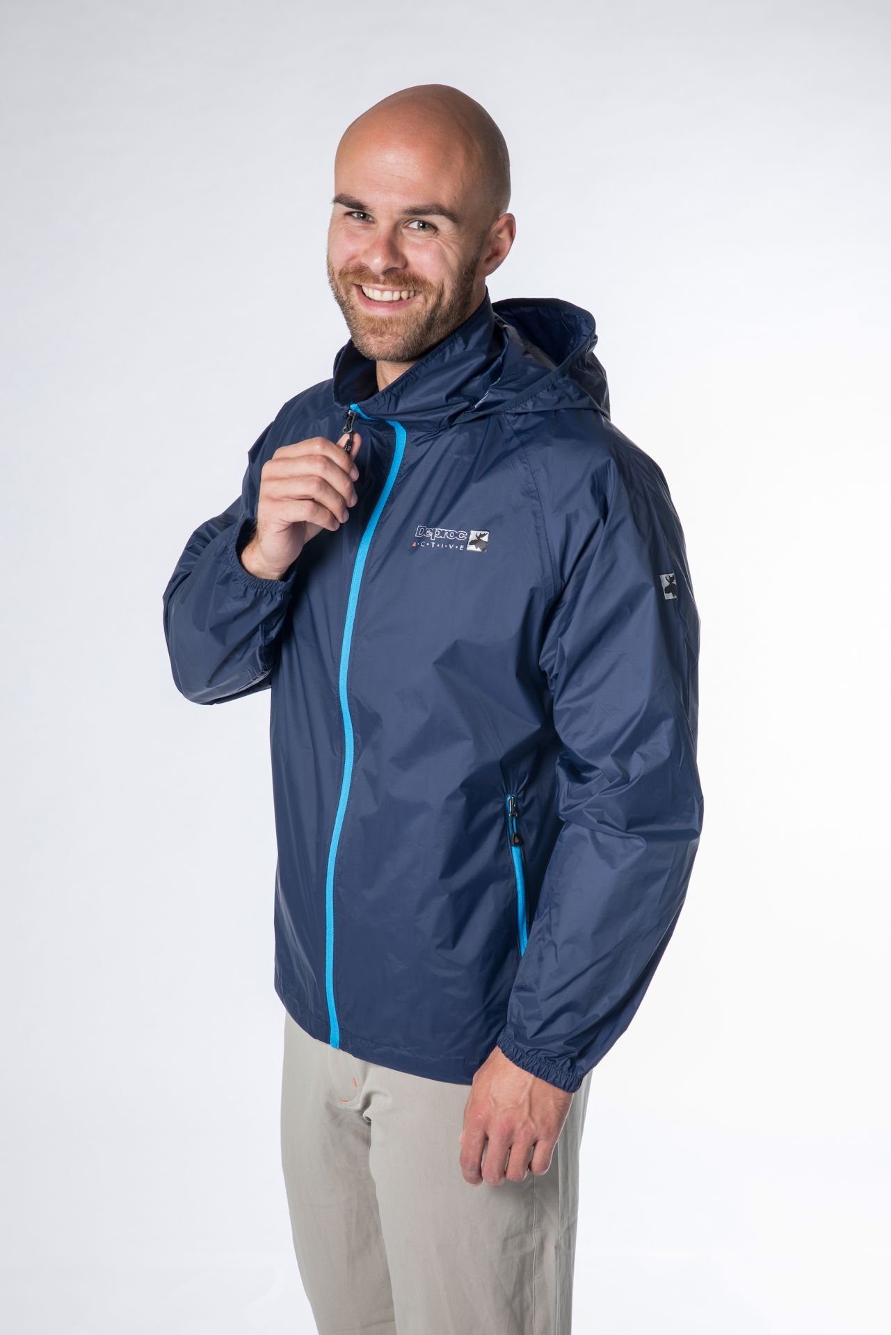 DEPROC Active Regenjacke ROBSON MEN CS II Outdoorjacke, Radjacke Auch in Großen Größen erhältlich