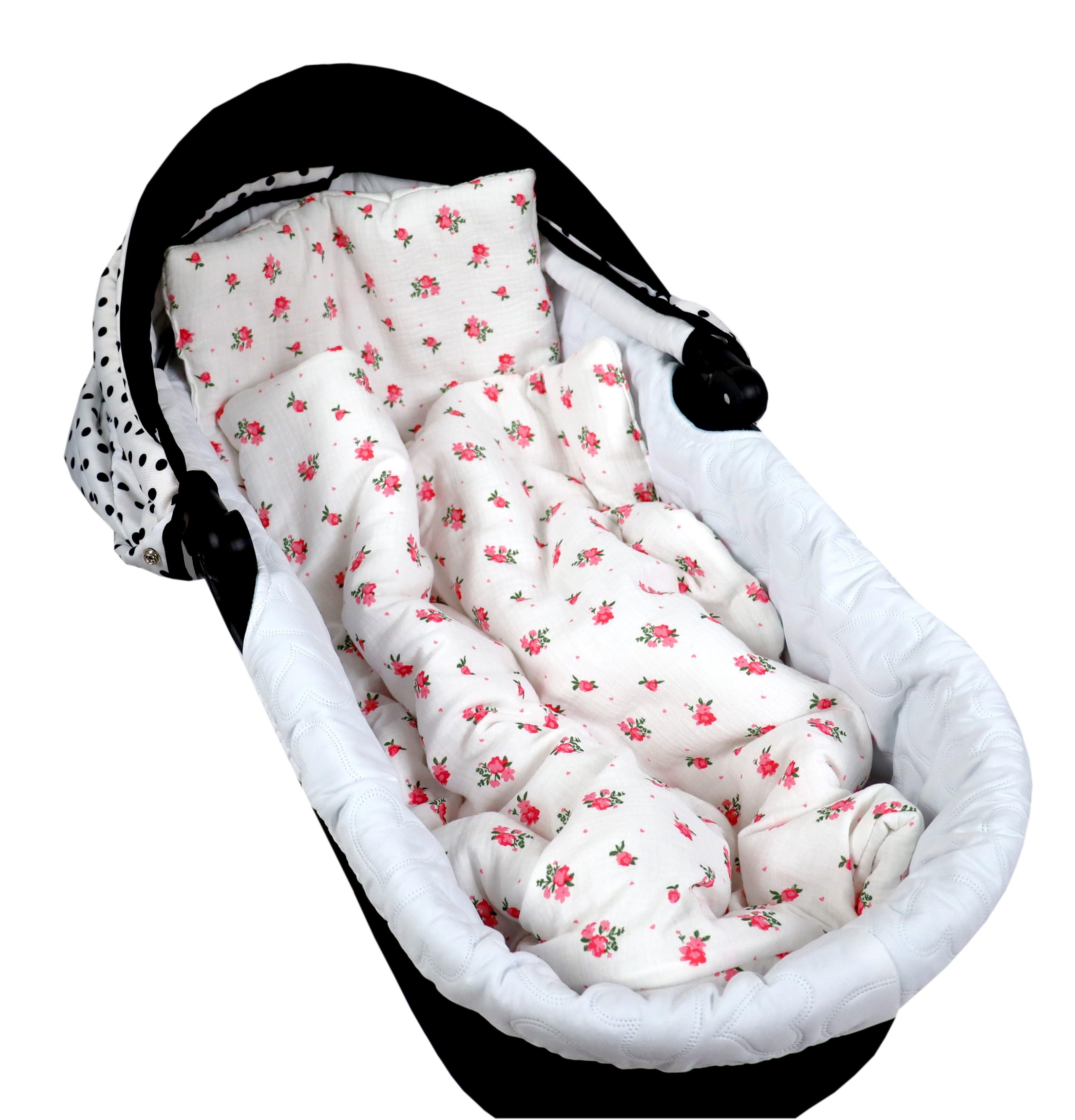 Babydecke BabyLux Babydecke Musselin Kinderwagendecke Kuscheldecke günstig online kaufen