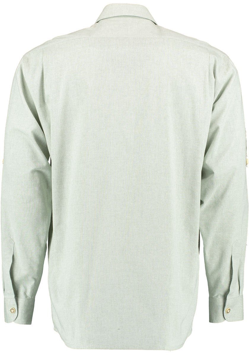 OS Trachten Trachtenhemd Afudi Langarmhemd mit 2x3 Biesen, Zierteile auf de günstig online kaufen