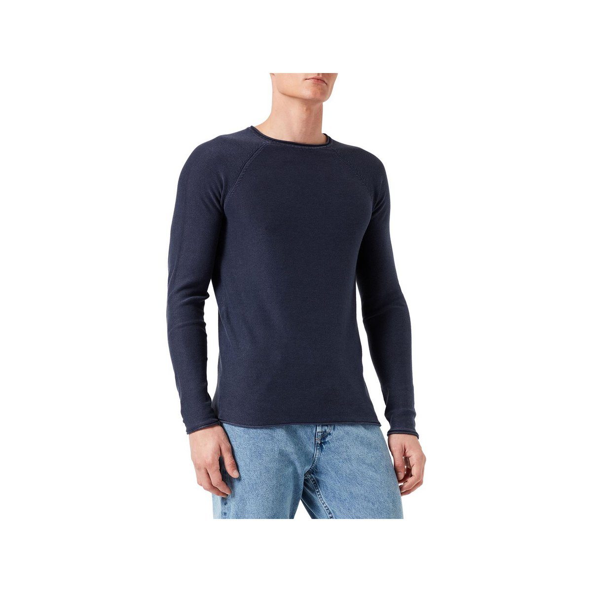 ONLY & SONS Strickpullover marineblau regular fit (1-tlg)