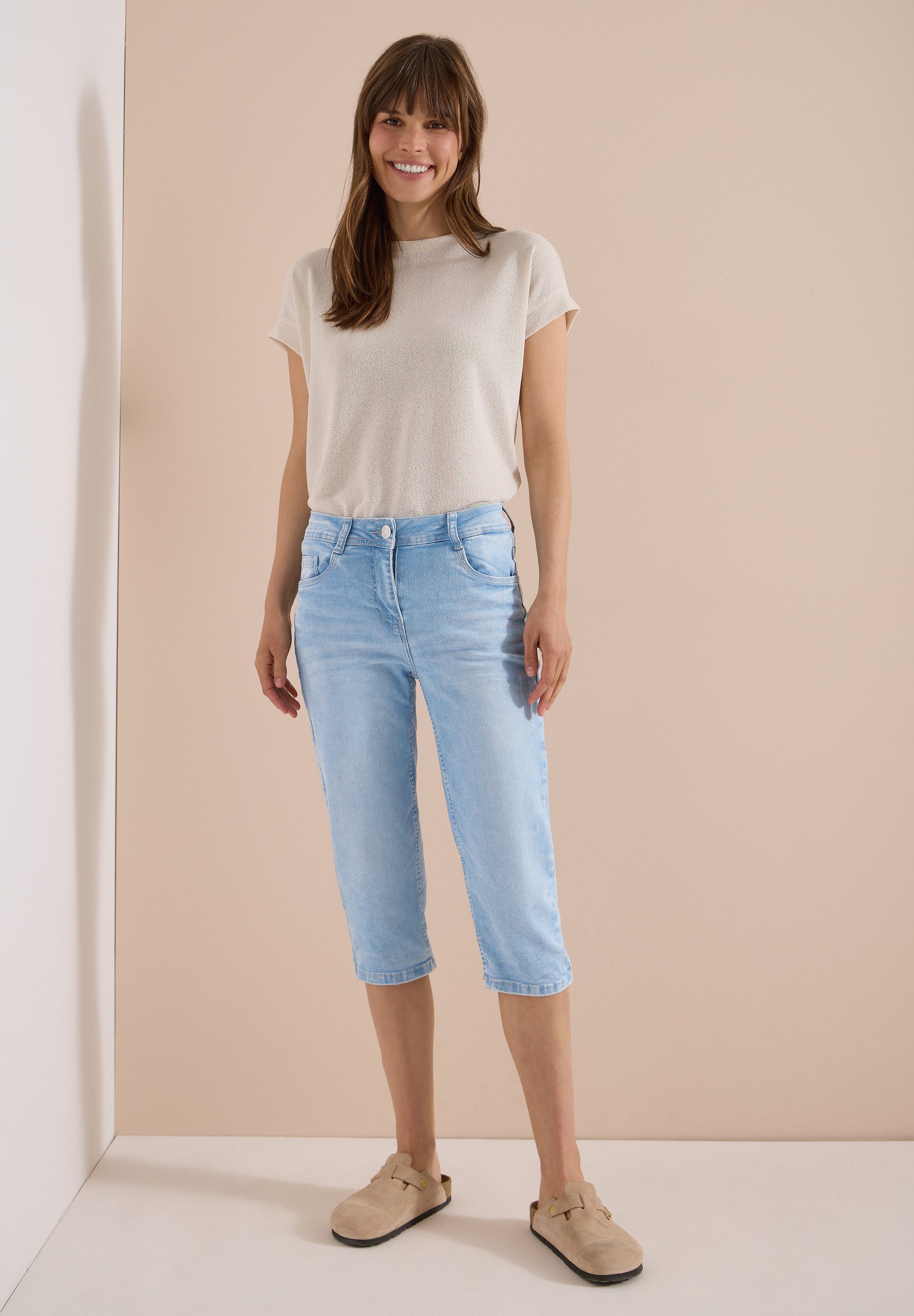 CECIL Slim-fit-Jeans aus Baumwolle mit Stretchanteil – Bild 4 von 5