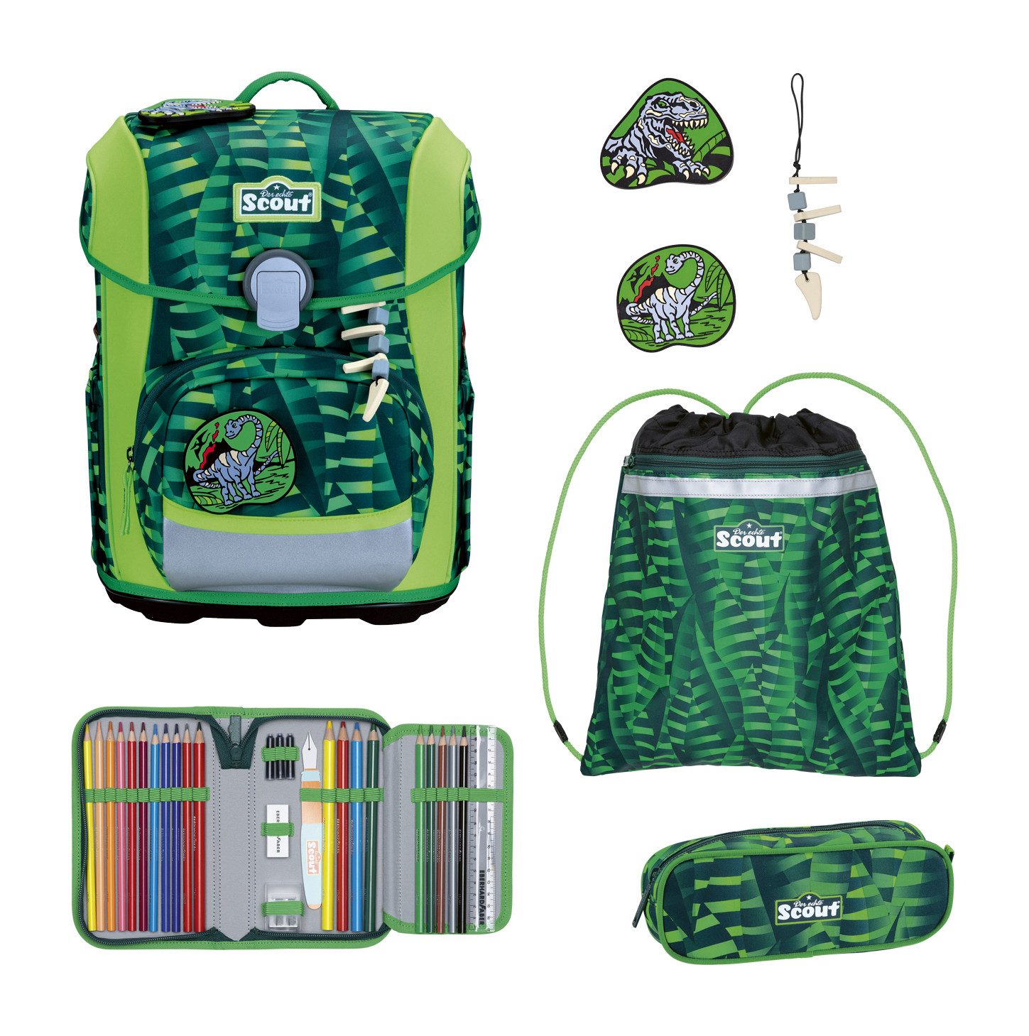 Scout Schulranzen Neo Set 4-teilig (Set, 5-tlg)