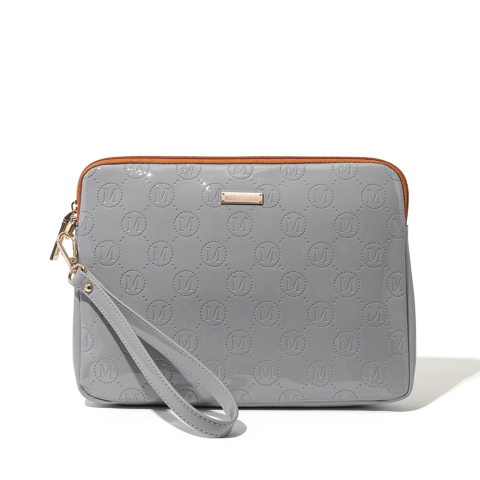 Miss Lulu Shopper Damen Handtasche Set, mittelgroße Schultertasche 3-teiliges Set – Bild 4 von 5
