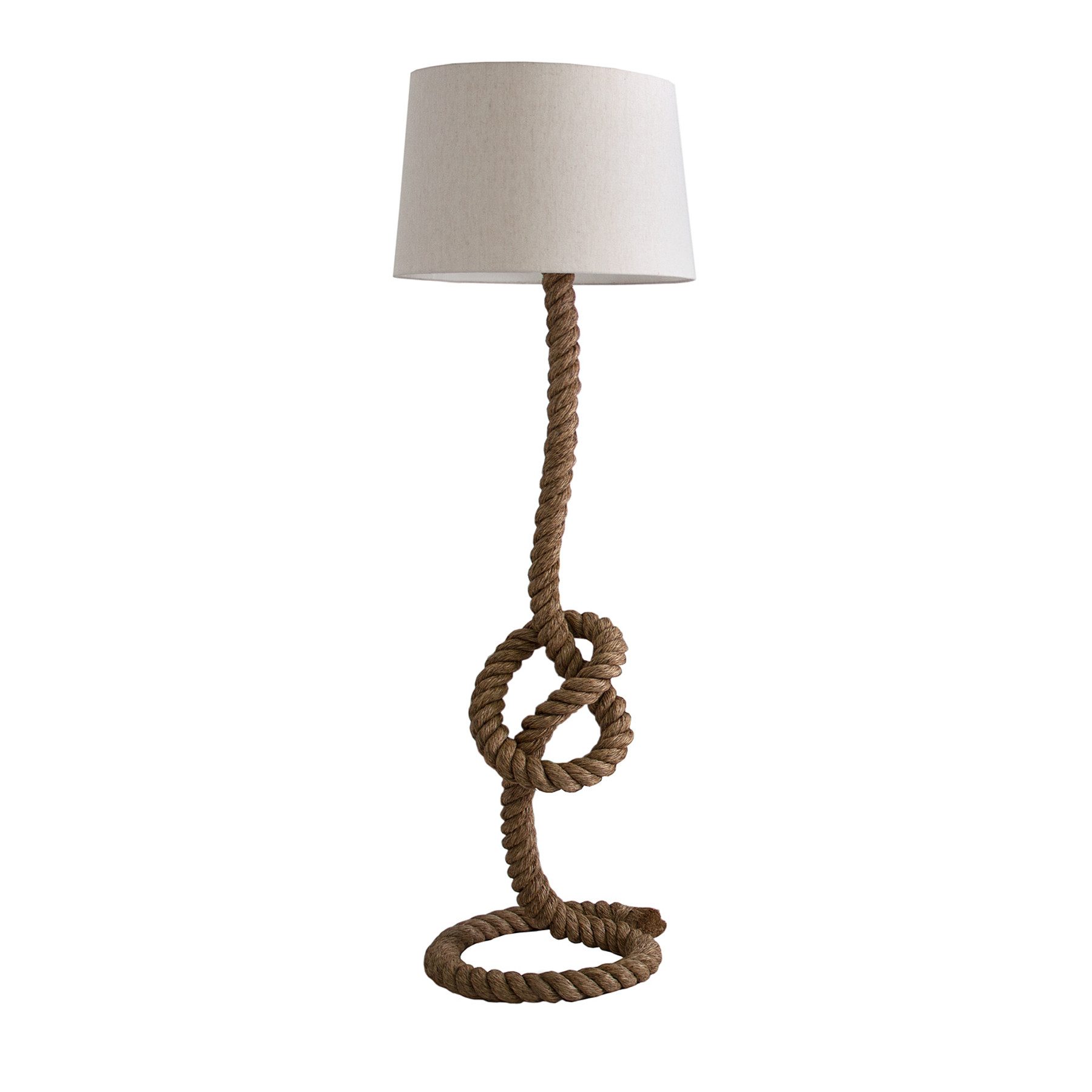 riess-ambiente Stehlampe SEVEN SEAS 160cm beige / natur, ohne Leuchtmittel, günstig online kaufen