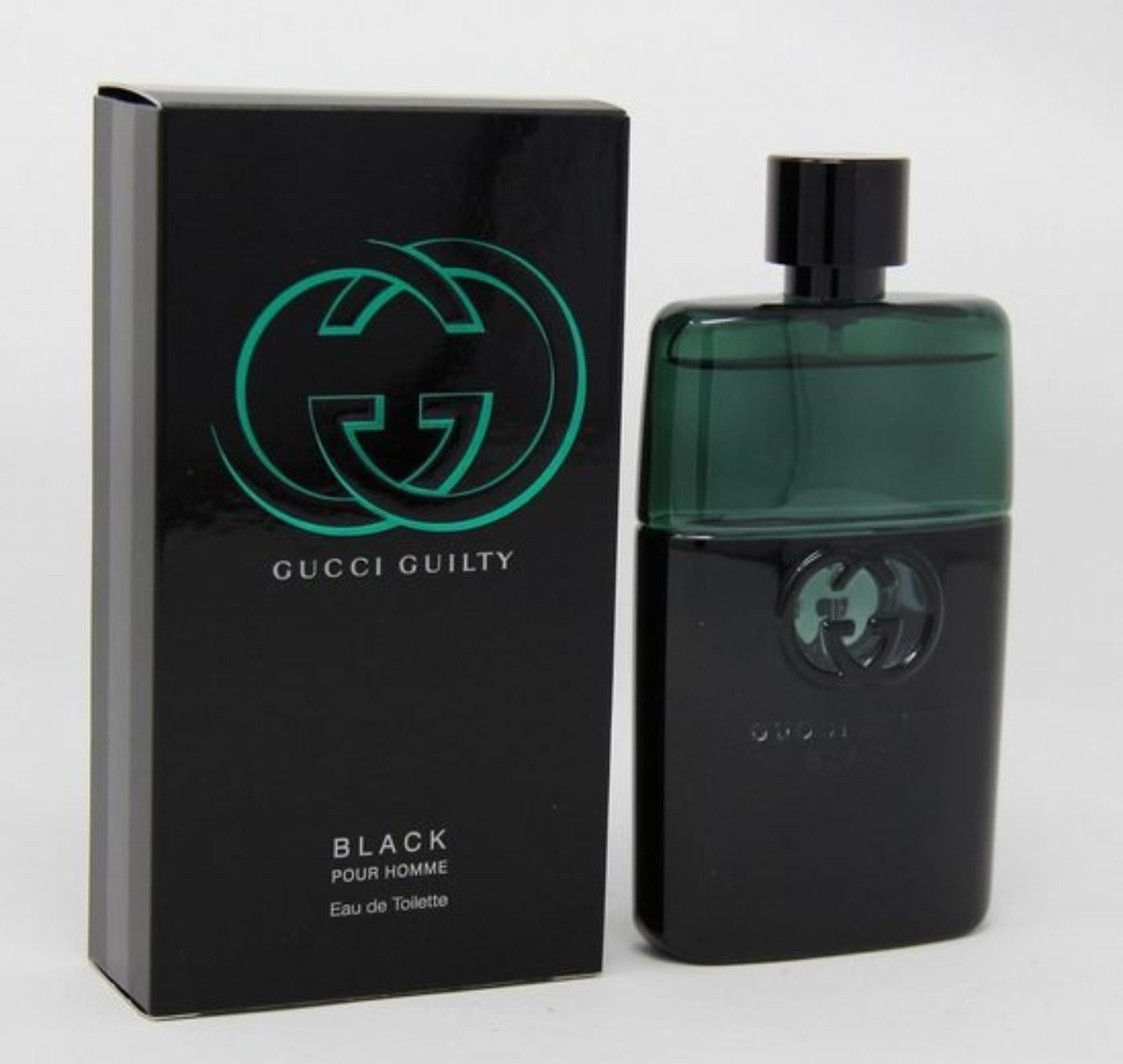 GUCCI Eau de Toilette Guilty Black, Glasflakon, Parfüm EDT, Herrenduft