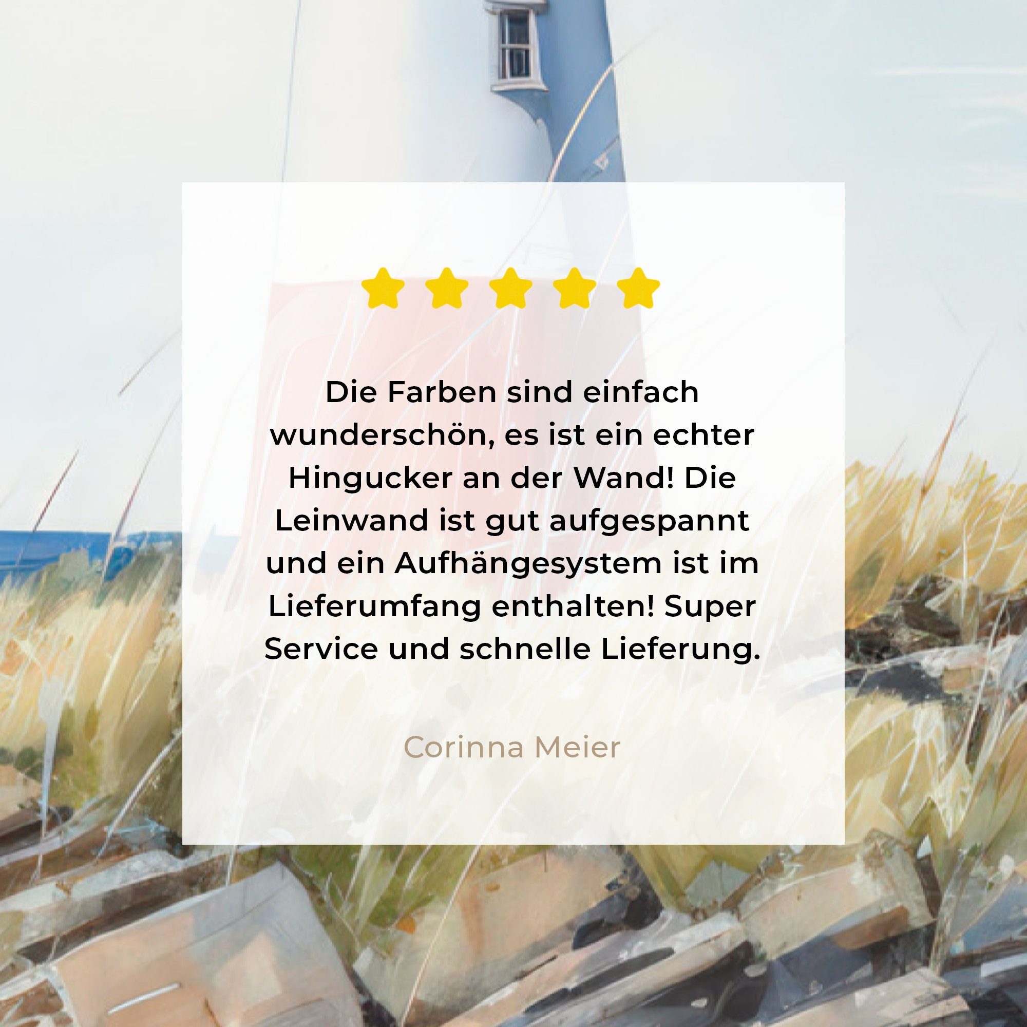 OneMillionCanvasses® Leinwandbild Leuchtturm - Felsen - Meer - Natur - Maritim, Fotodruck (1 St), Leinwand Canvas Wandbild, Wanddekoration 20x30 cm – Bild 5 von 5