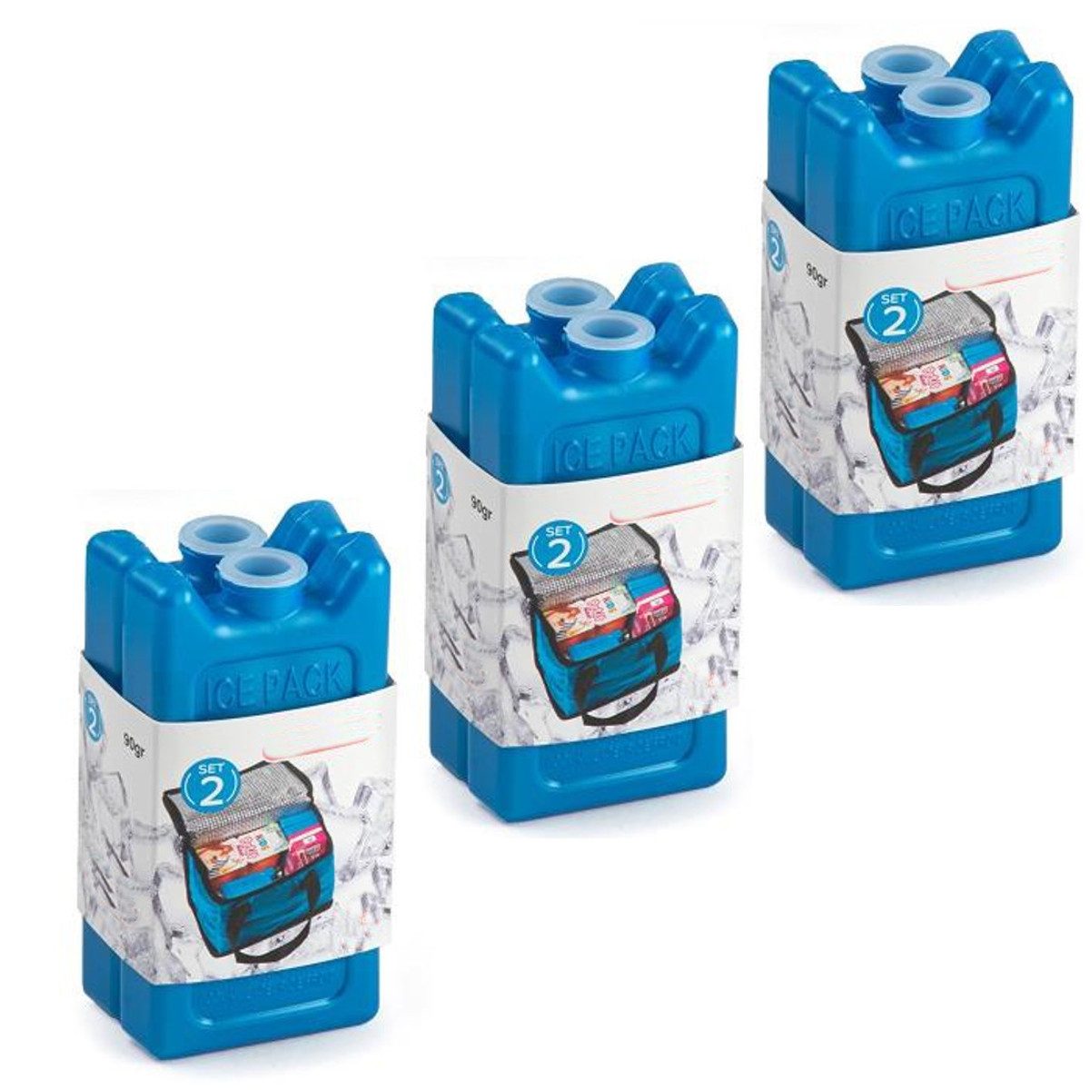 Kühlakku Mini Kühlakkus 6er Set kompakte Eisakkus je 10 cm Kühlelement