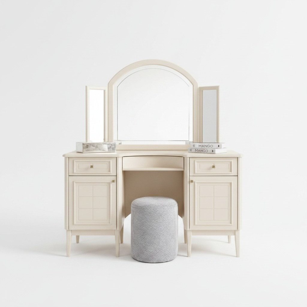JVmoebel Schminktisch Premium Konsole mit Spiegel in modernem Design und hochwertigem Finish (1-St., Schminktisch), Made in Europa