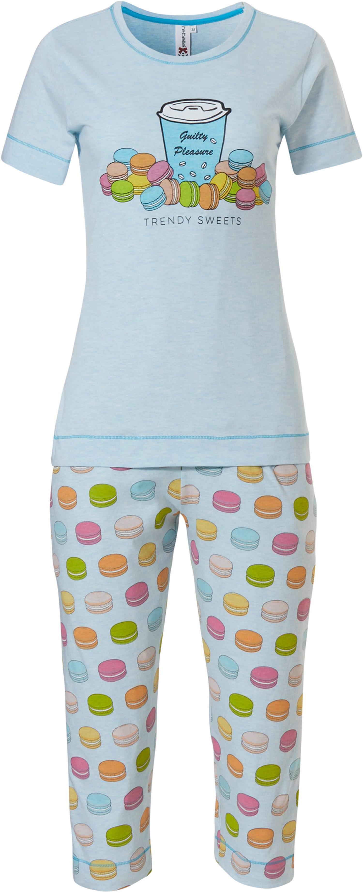 Rebelle Pyjama Damen Schlafanzug (2 tlg) günstig online kaufen