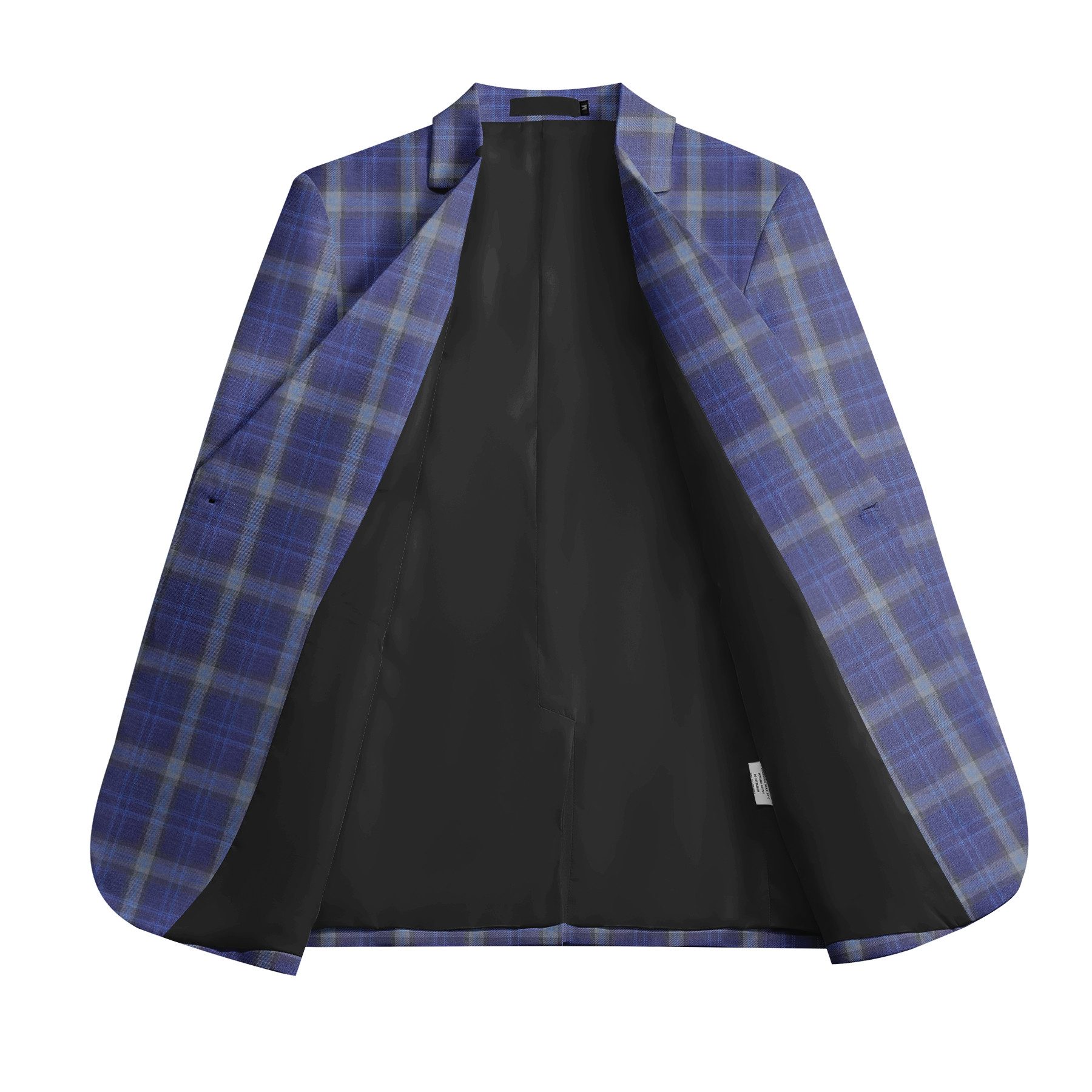 Allthemen Sakko mit buntem Karomuster Anzugsakko Regular-Fit günstig online kaufen