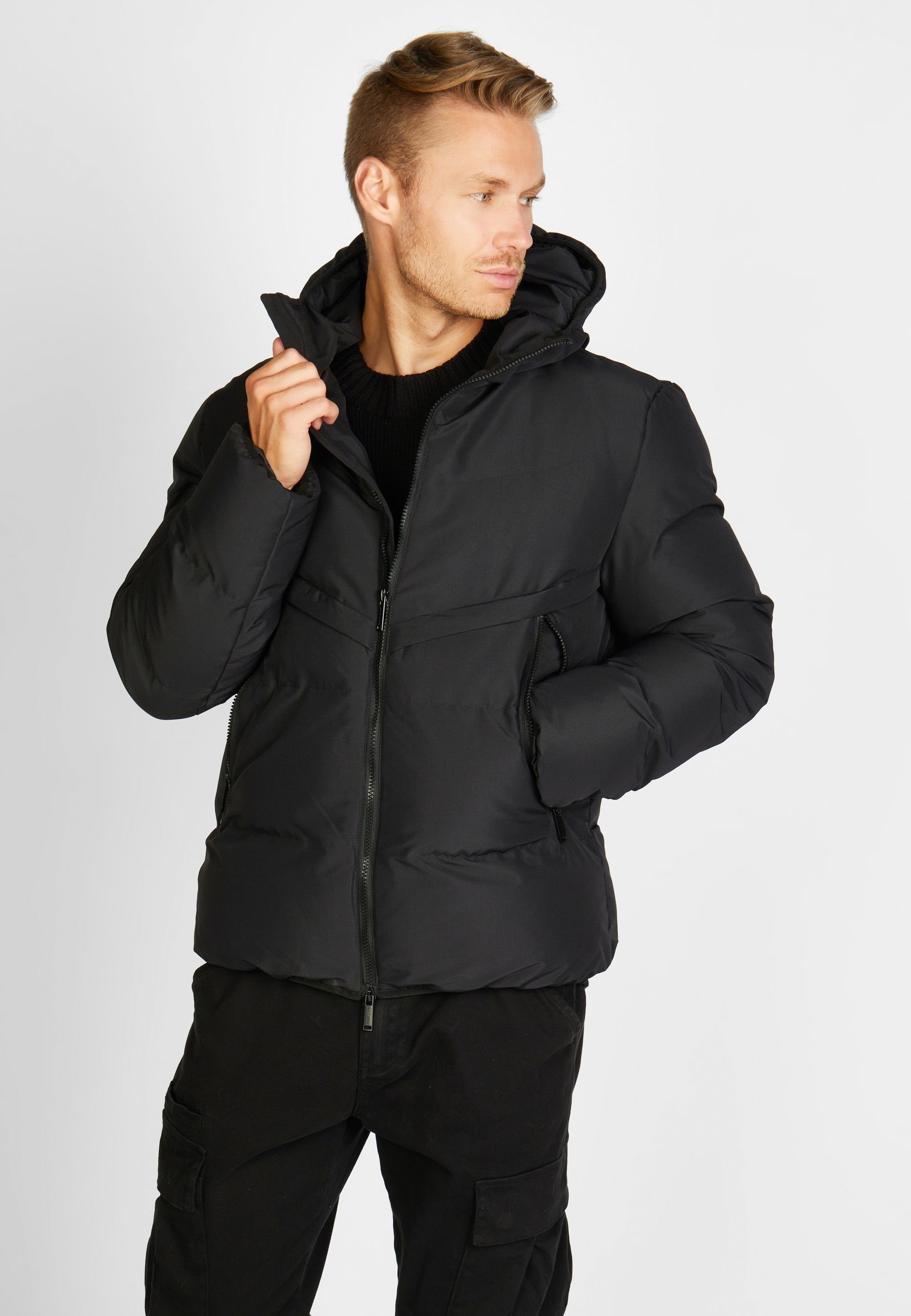 Poolman Outdoorjacke LUNAR mit Kapuze BLACK