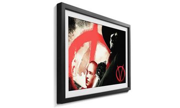 WandbilderXXL Bild mit Rahmen Vendeta, Film-Momente, Wandbild, in 4 Größen erhältlich