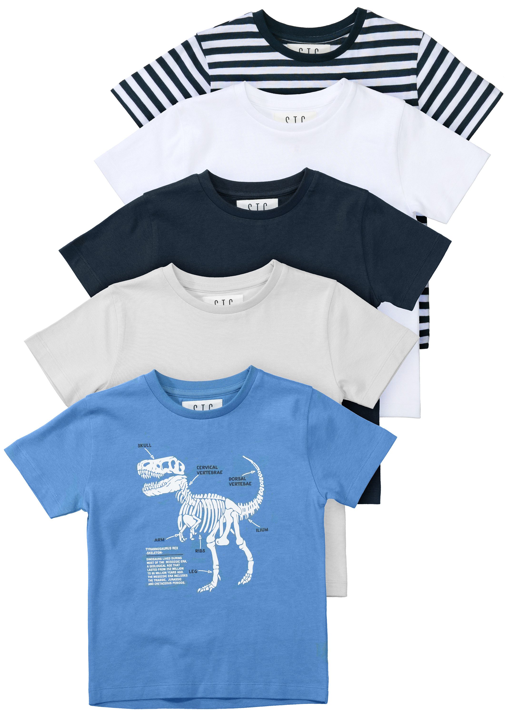 STACCATO T-Shirt Dino 5-er Set