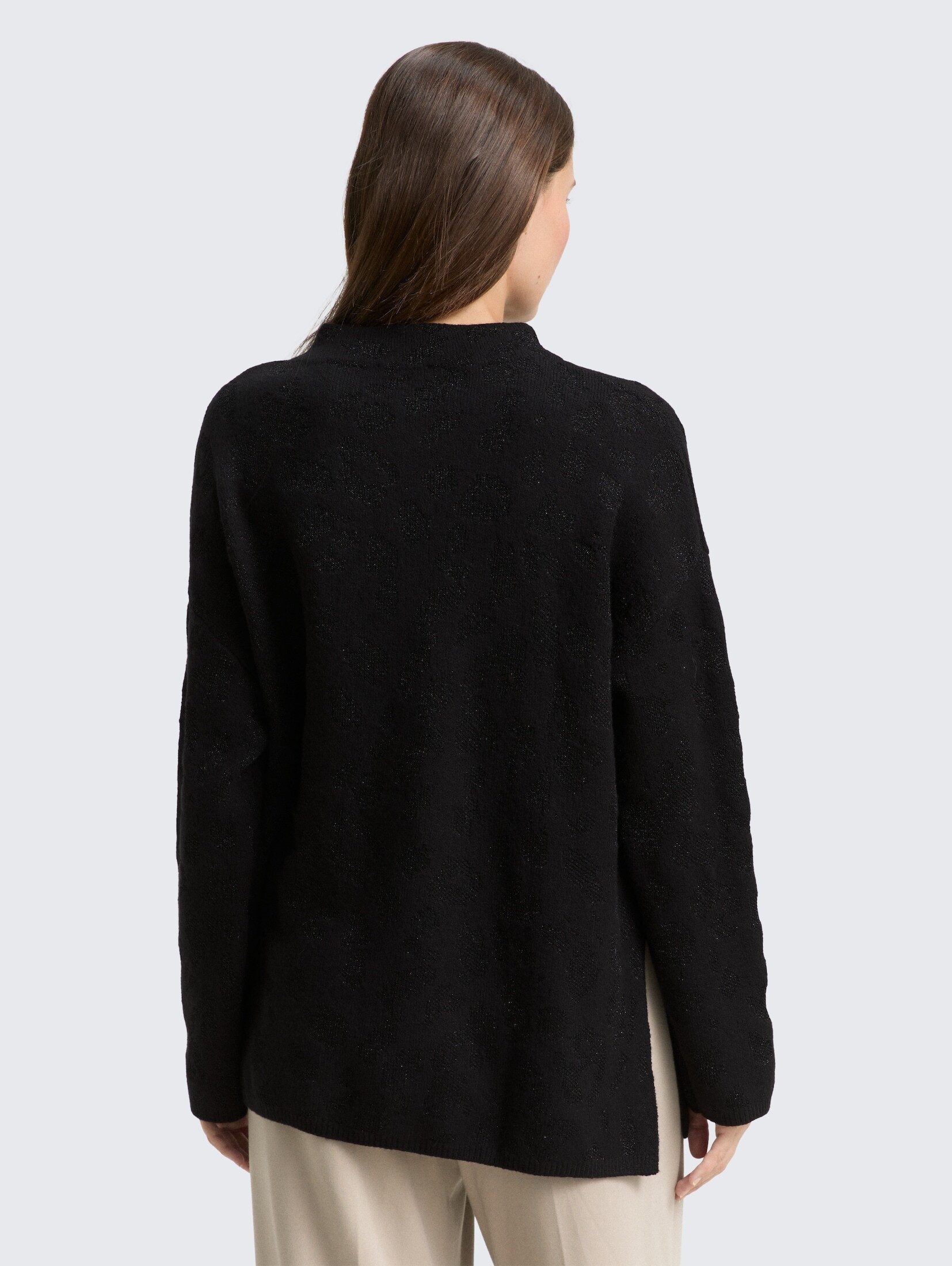 TOM TAILOR Strickpullover Pullover & Strickjacken Oversize Strickpullover mit Glitzer-Effekt