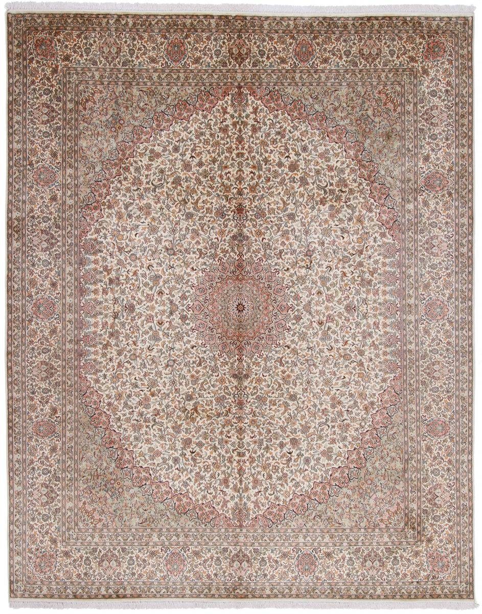 Seidenteppich Kaschmir Seide 248x310 Handgeknüpfter Orientteppich, Nain Trading, rechteckig, Höhe: 4 mm