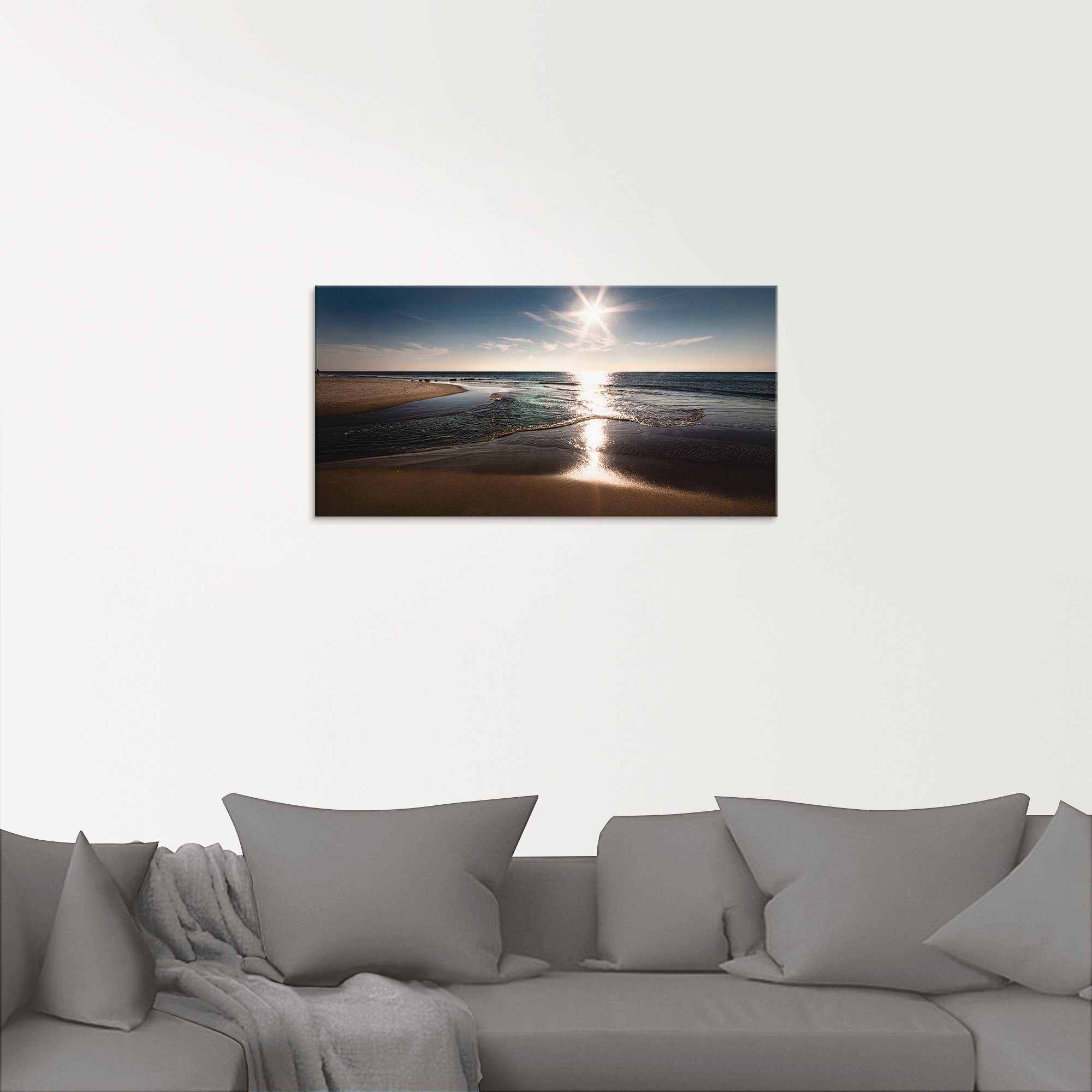 Artland Glasbild »Sylt IV«, Strand (1 Stück)-HomeTrends