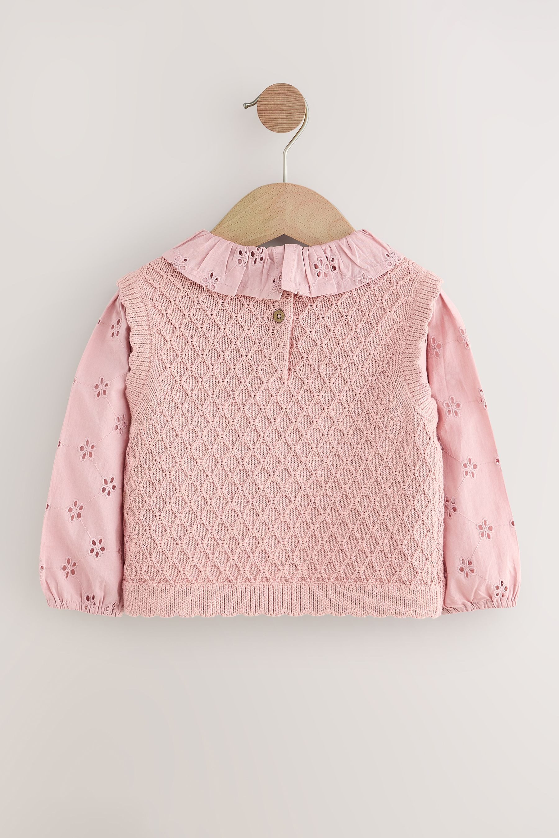 Next 2-in-1-Pullover Lagen-Strickpullover (1-tlg)