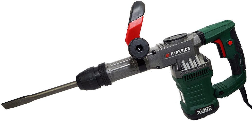Parkside Молоты PAH 1300, um 360° drehbarer Zusatzhandgriff, 1300 W Bohrhammer, für SDS MAX