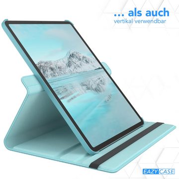 EAZY CASE Tablet-Hülle Für Apple iPad Rotation Case 12,9 Zoll, Schutzasche für Tablets Flipcase Hülle Kratzschutz Displayschutz Blau
