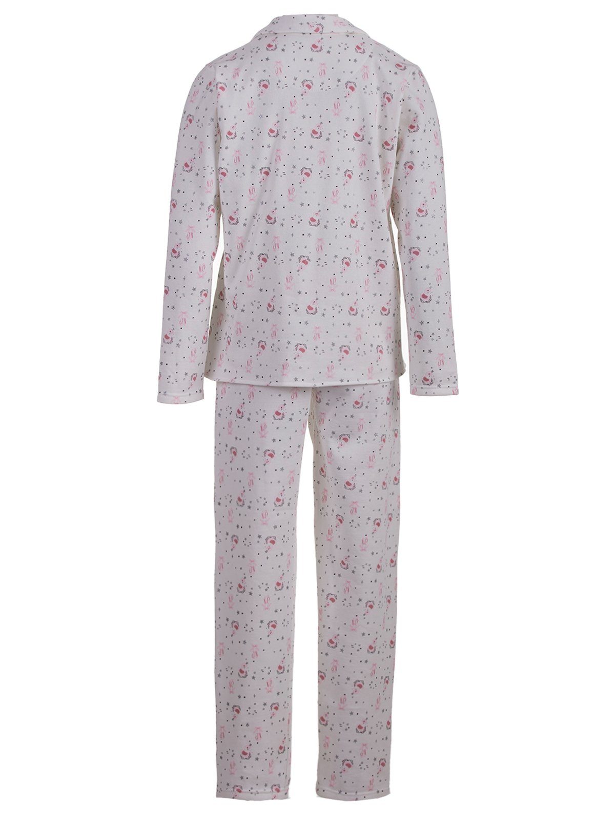 zeitlos Schlafanzug - Schwan Set Thermo Schleife Pyjama