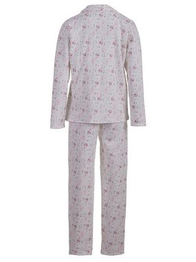zeitlos Schlafanzug Pyjama Set Thermo - Schwan Schleife