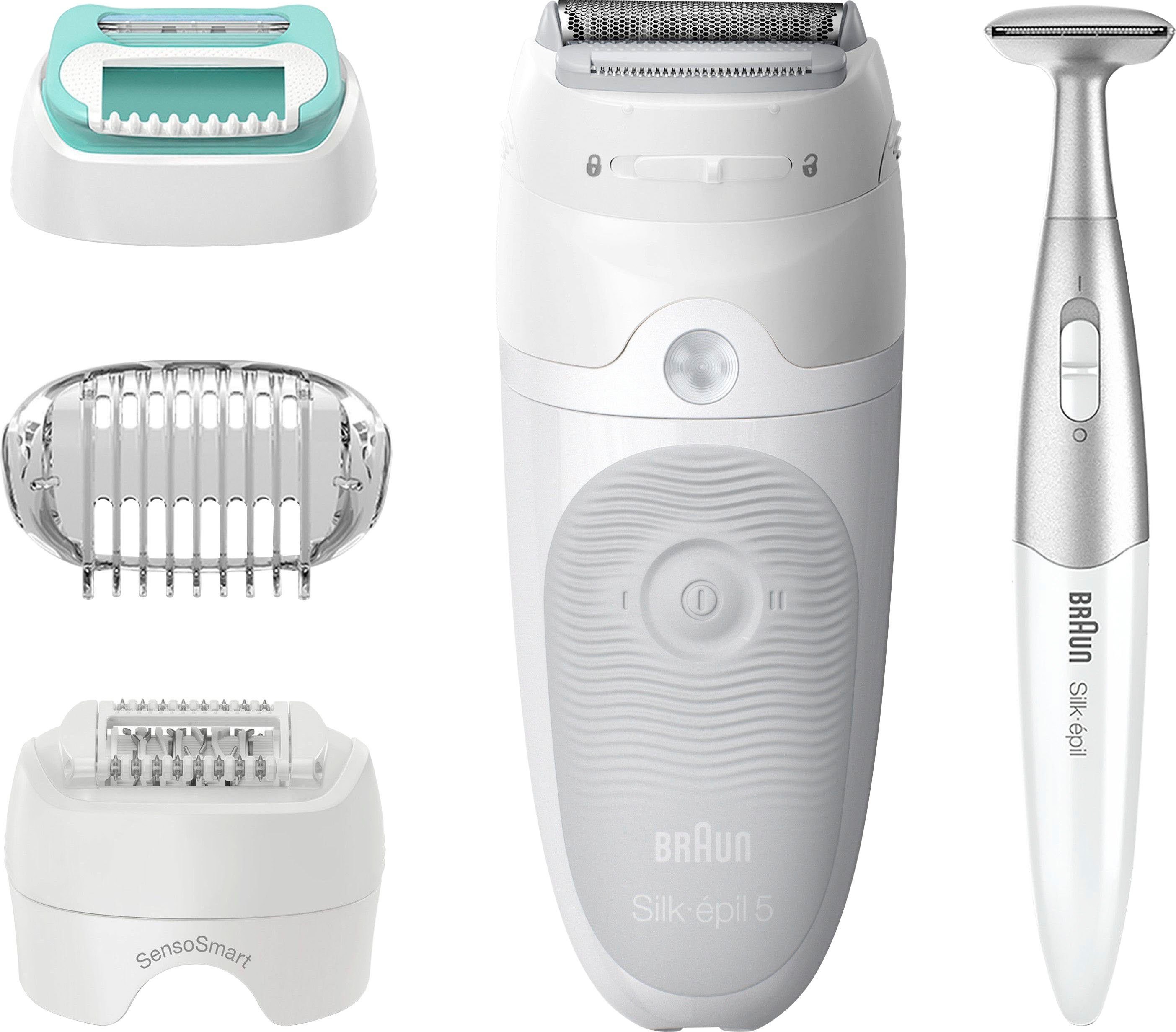 Braun Epilierer Silk-épil Hochfrequenz-Massageaufsatz 5 Wet&Dry, 5-825