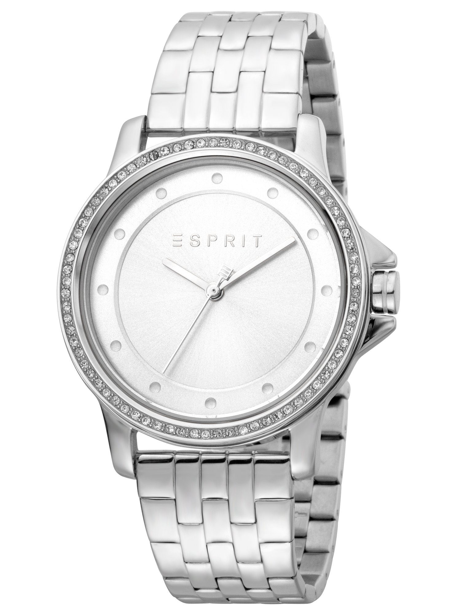 Esprit Quarzuhr ES1L143M0055 ES1L143M0055, Esprit ES1L143M0055 Dress Silver MB Uhr Damenuhr Edelstahl silber
