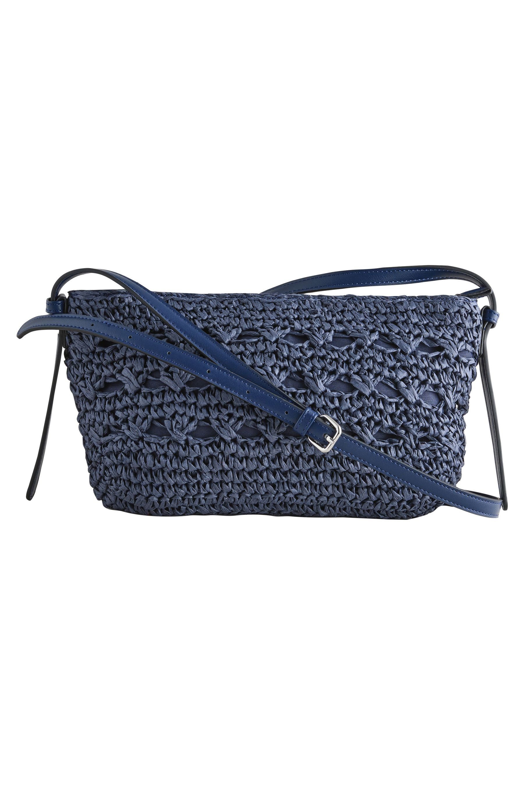 Umhängetasche Umhängetasche in Raffia-Optik