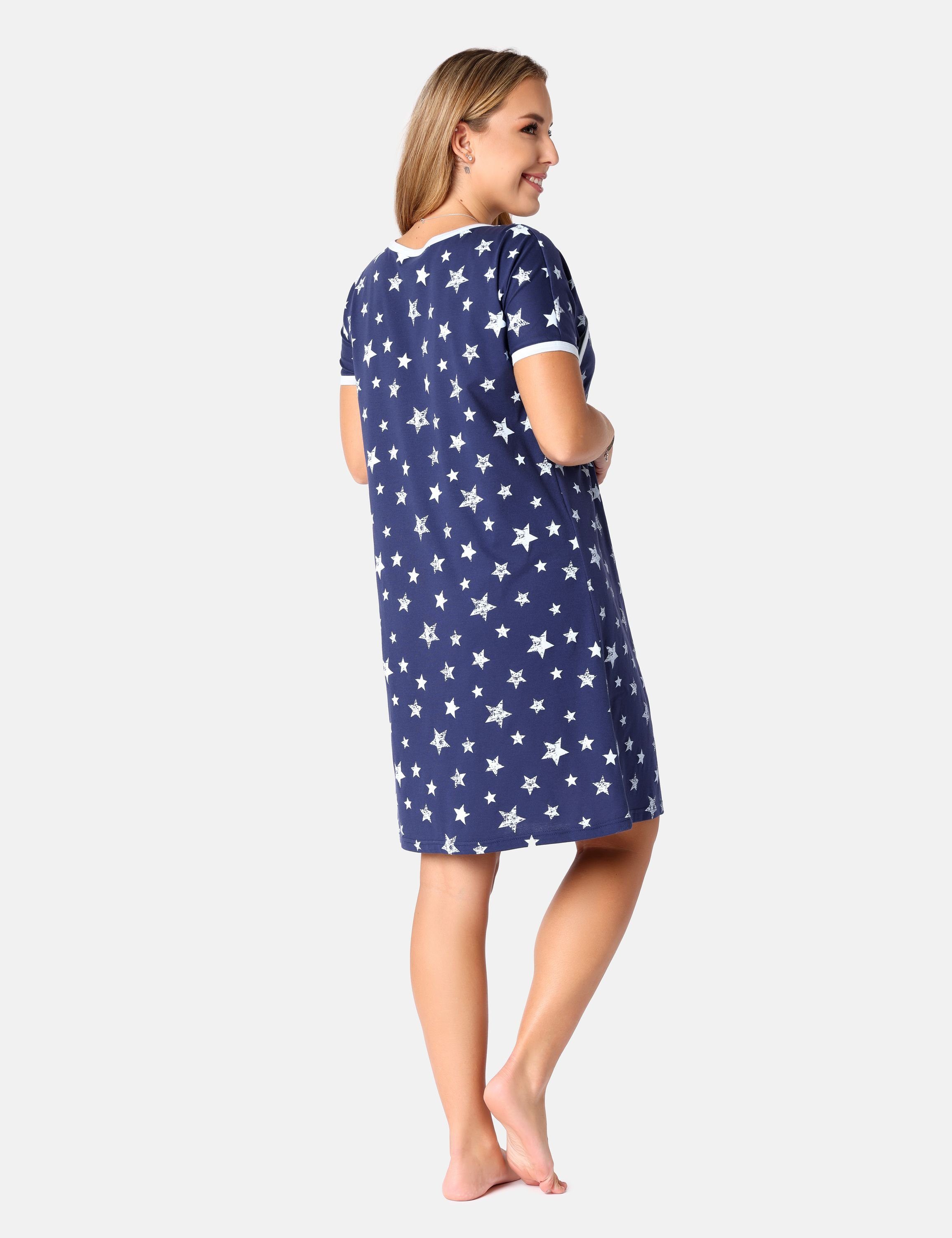 Be Mammy Umstandsnachthemd Damen Nachtkleid Umstandsmode günstig online kaufen