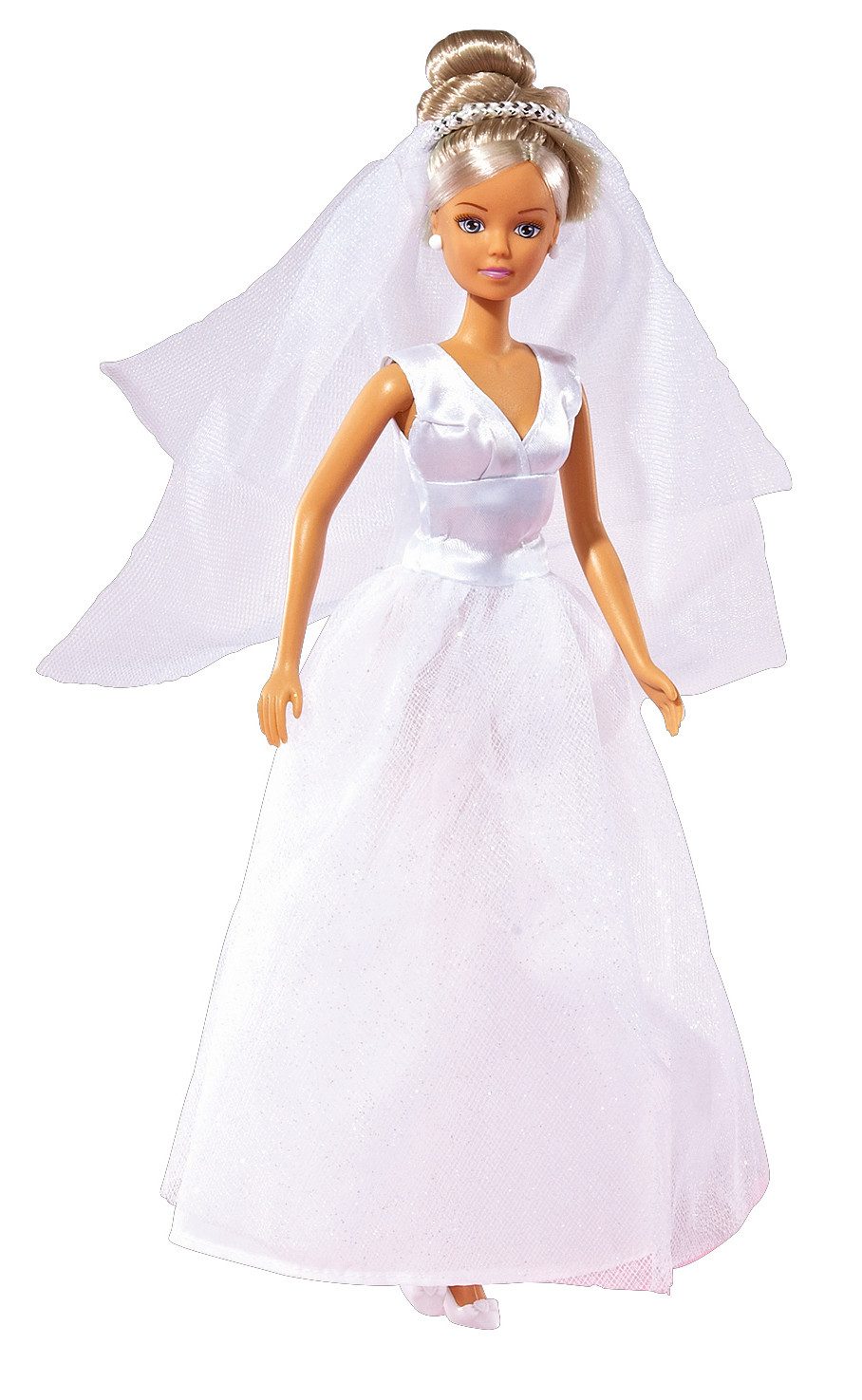 Simba Dickie Anziehpuppe Puppe Steffi Love Hochzeitskleid 2fach sortiert