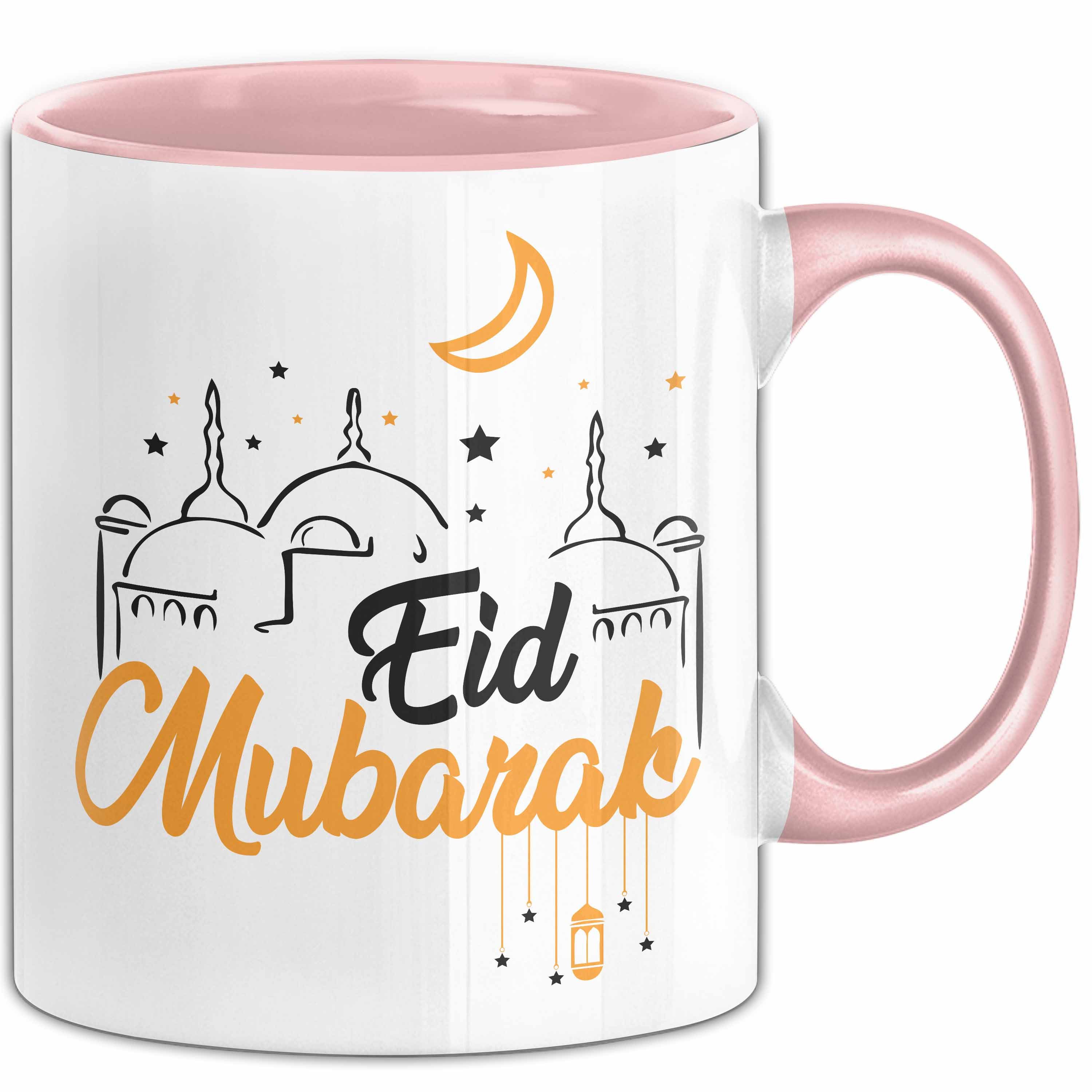 Trendation Tasse Eid Mubarak Tasse Geschenk Muslime Geschenkidee Sprüche für Muslimisch