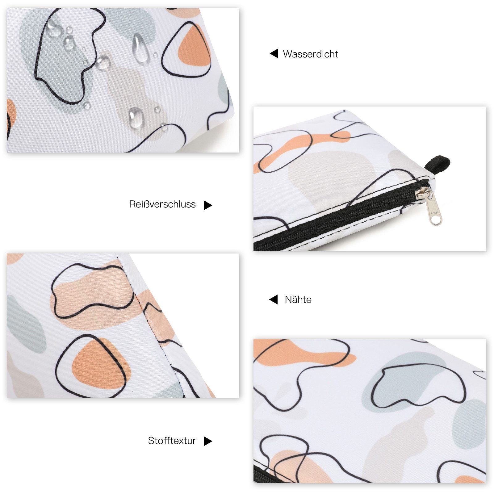 Miss Lulu Kosmetiktasche Reise Make up Tasche Kulturbeutel Organizer für Damen