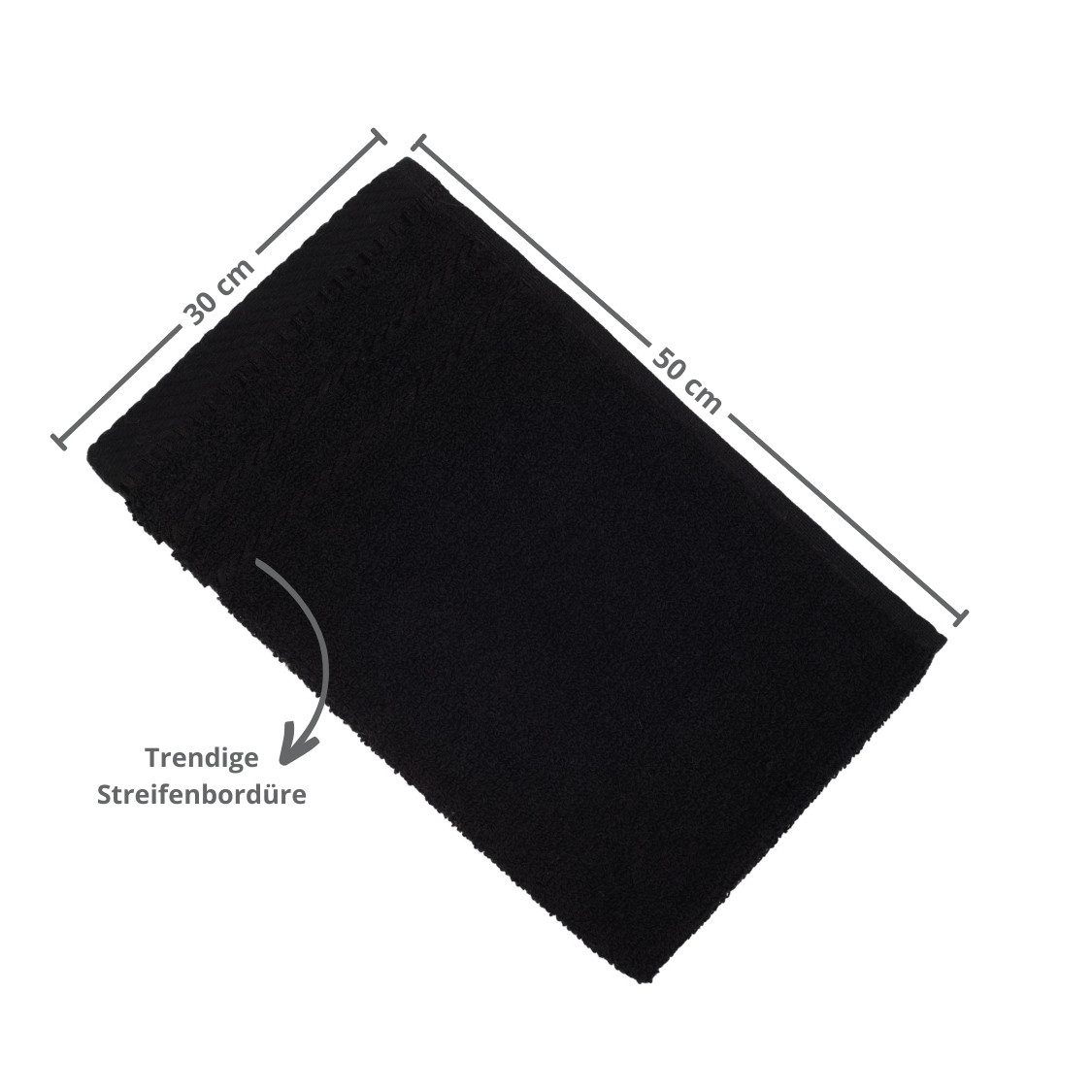 liebling Gästehandtuch Potsdam, 100% Baumwolle, mit praktischer Schlaufe zum Aufhängen, hochwertig, formstabil