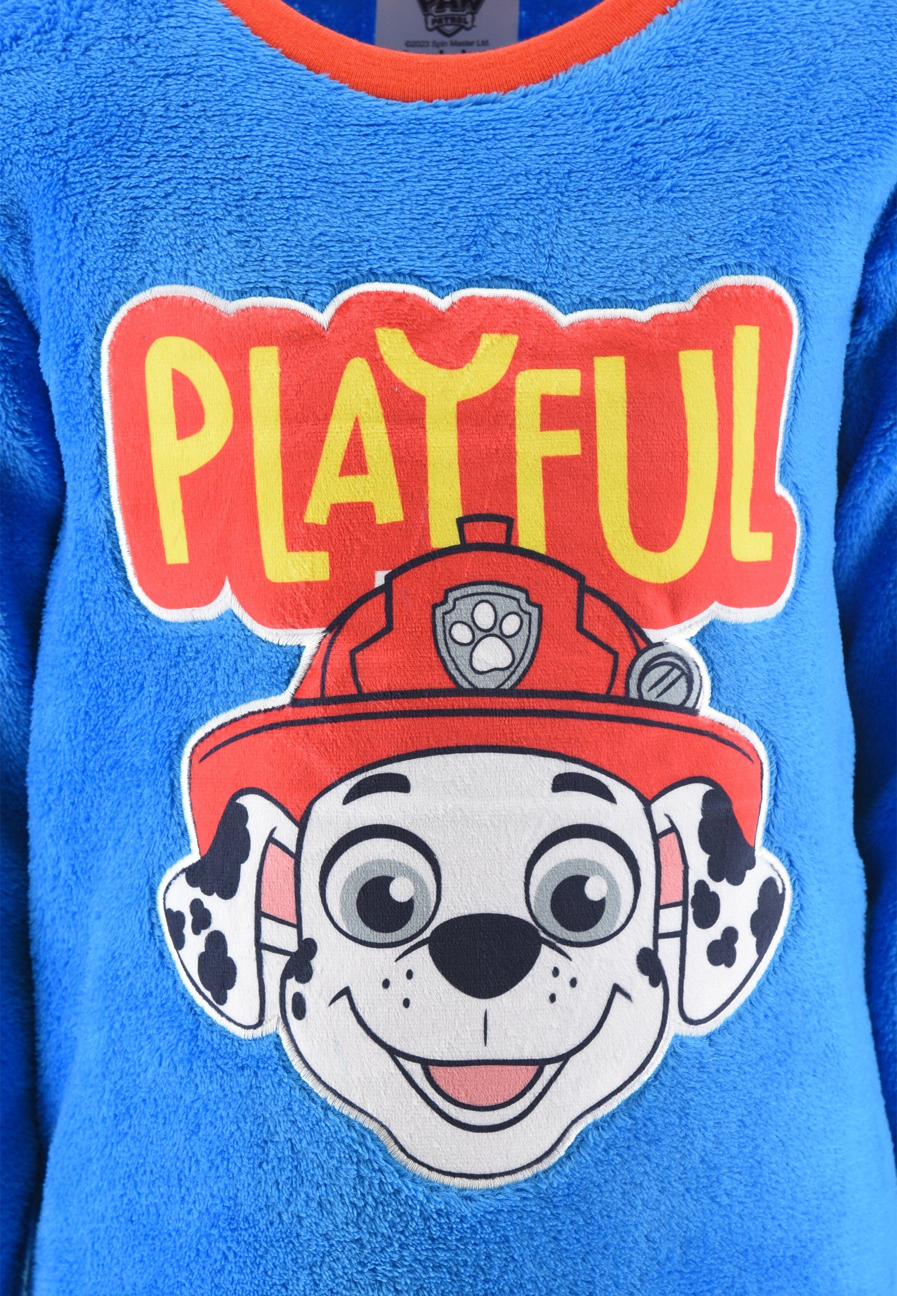 PAW PATROL Schlafanzug Marshall Jungen Pyjama Langarm Shirt + Schlafhose (2 tlg)