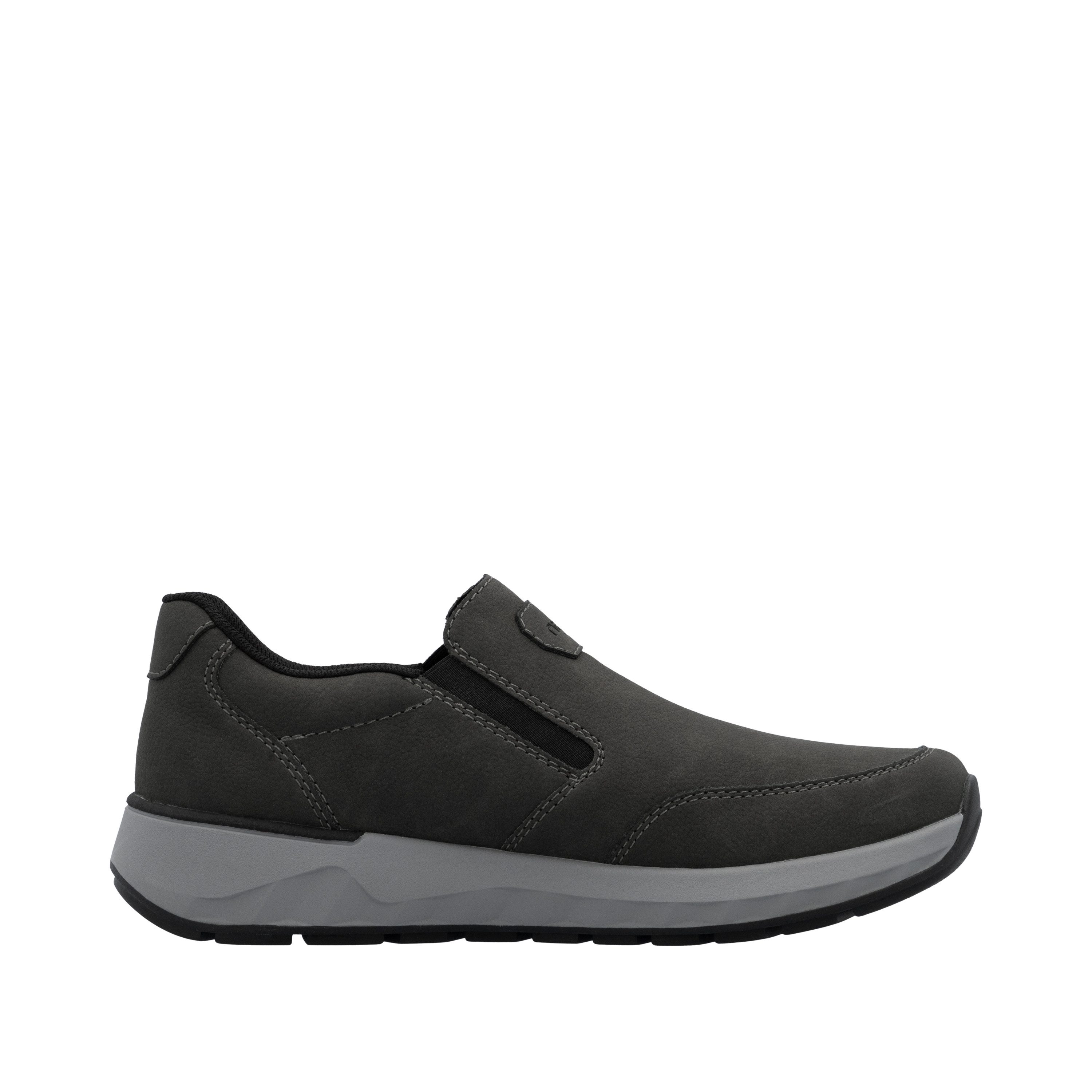 Rieker Slipper Schlupfschuh, Halbschuh, Slip-on Sneaker mit Ziernähte