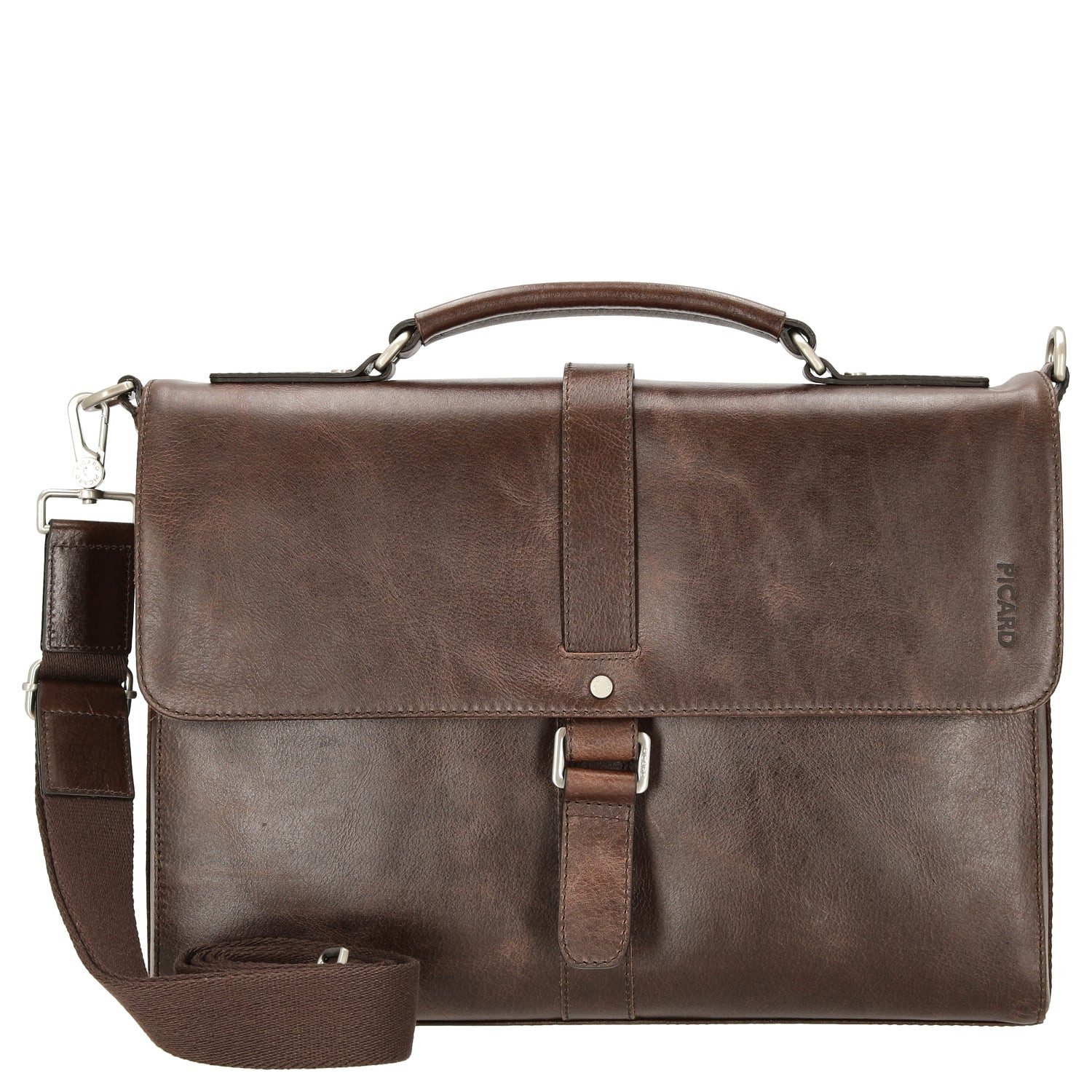 Aktentasche Buddy - Aktentasche 38 cm Büffelleder (cafe)
