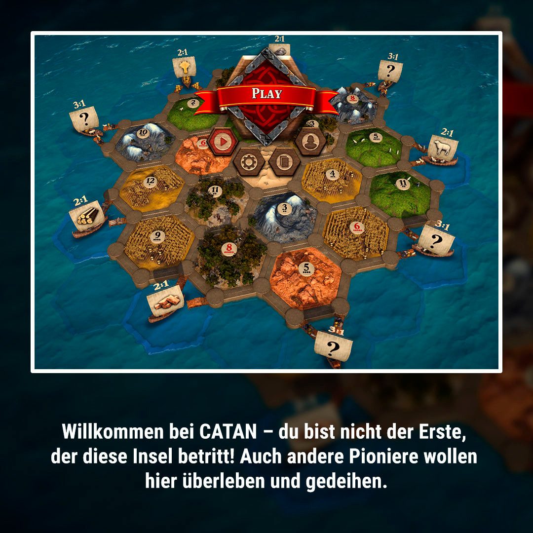 Catan - Standard Edition (Code in a Box) - [Nintendo Switch] Nintendo Switch