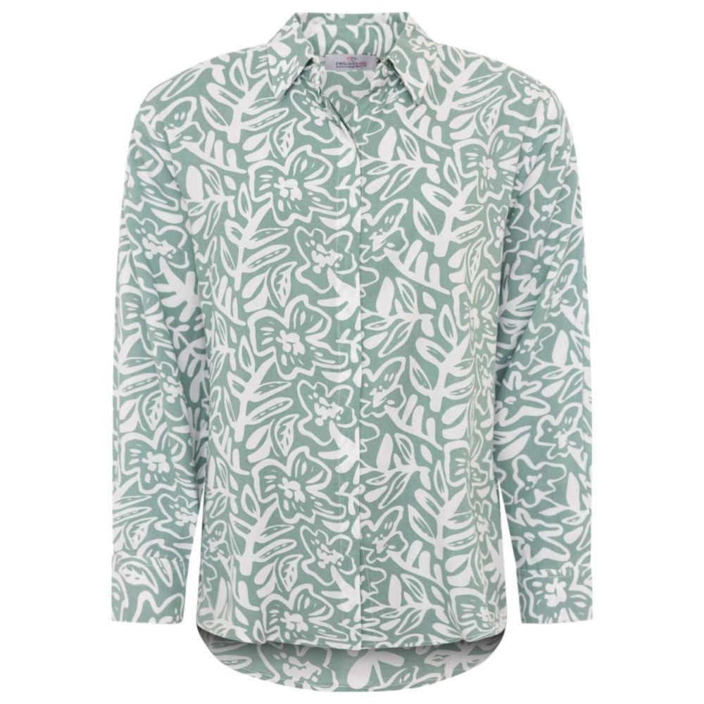 Zwillingsherz Langarmbluse Zwillingsherz Bluse Flower Fun