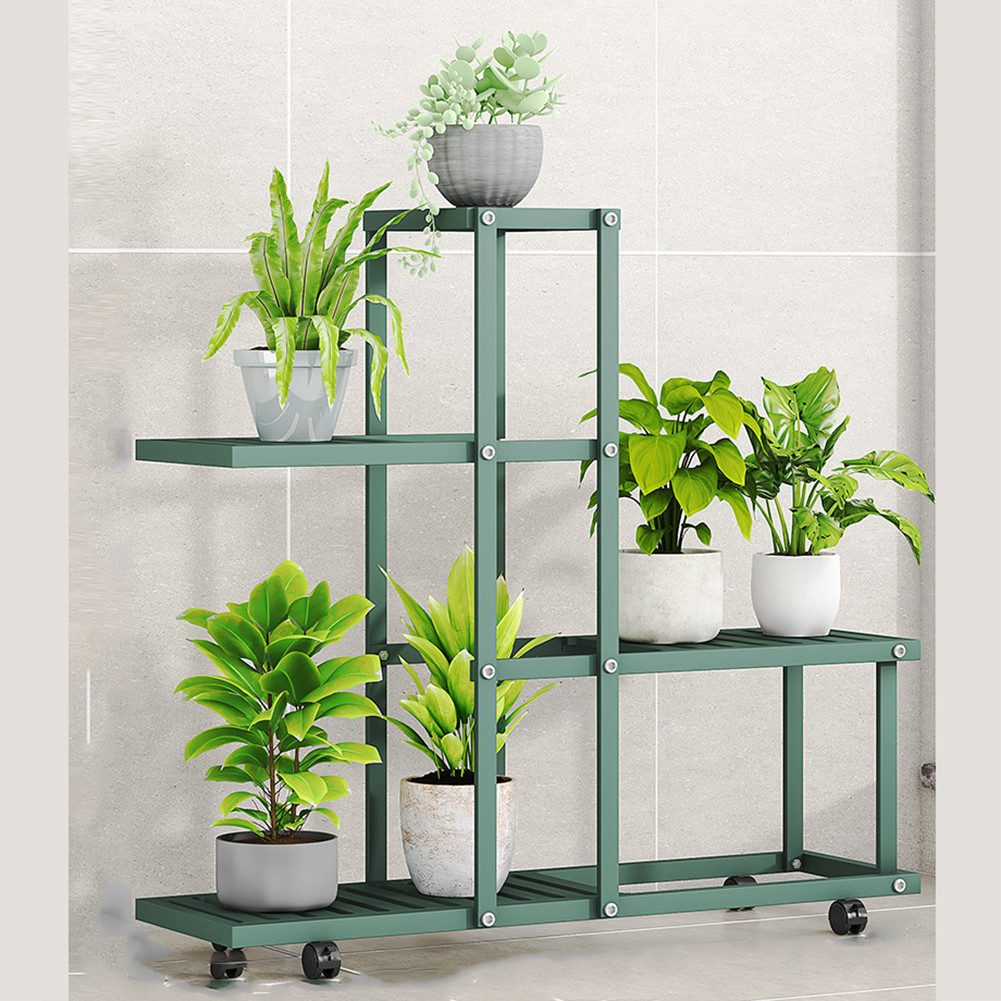 GarveeMore Blumenständer Pflanzenständer Blumenständer Schmiedeeisen Rack O günstig online kaufen