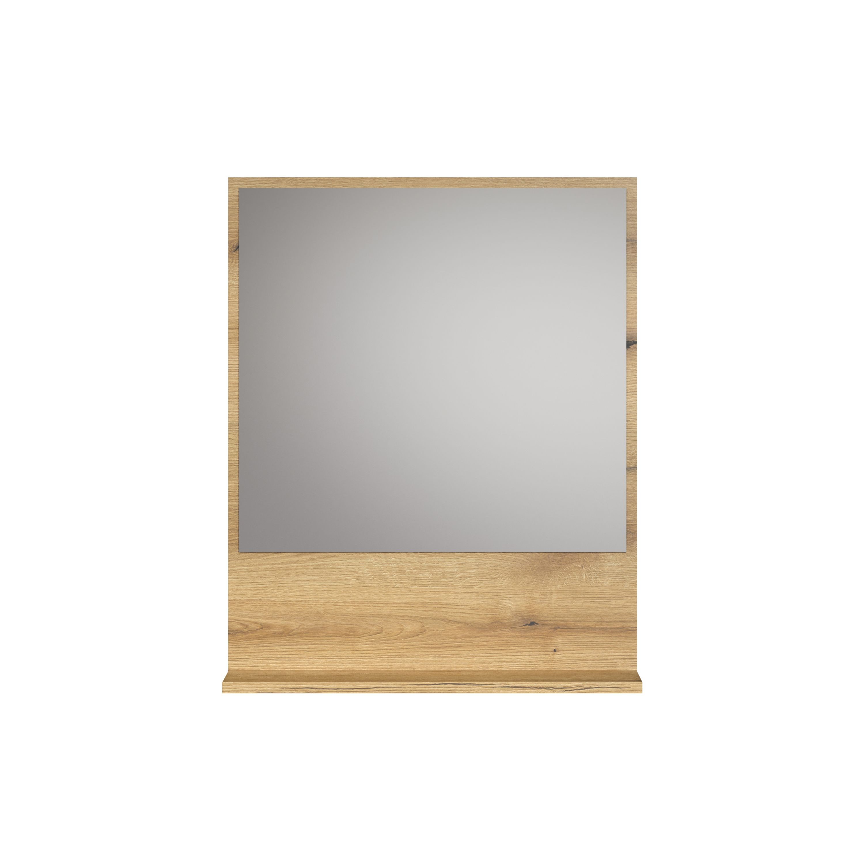 trendteam Wandspiegel (Spiegel), Wandspiegel Badspiegel mit Ablageboden 60x74x14cm