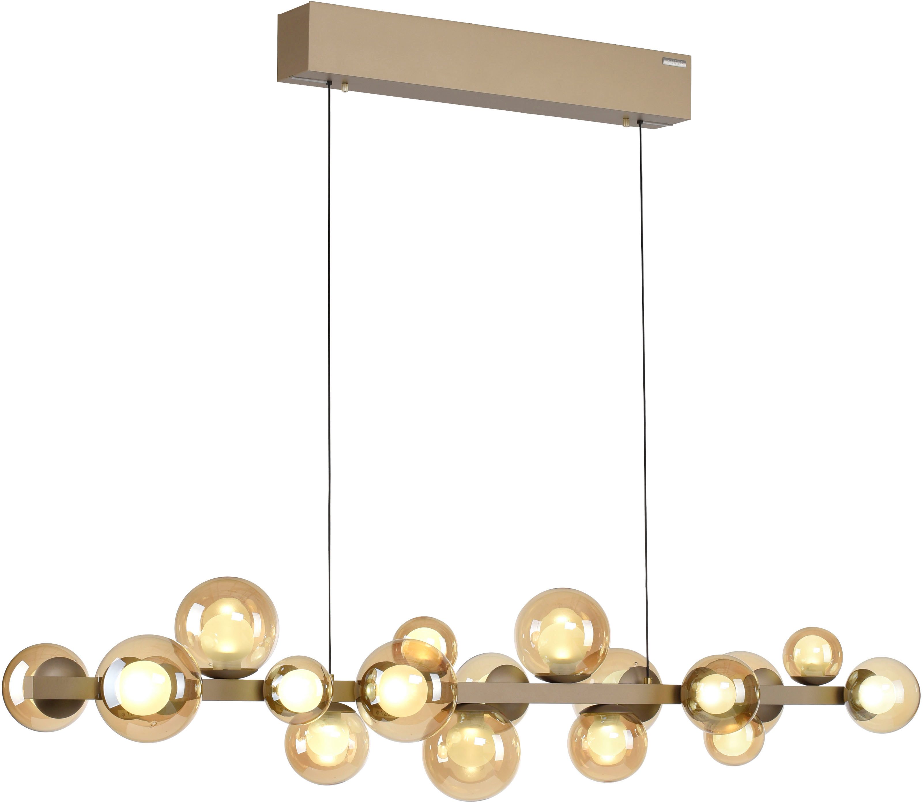 Neuhaus PURE LED Pendelleuchte PURE E-Popup, CCT - über Fernbedienung, LED fest integriert, warmweiß - kaltweiß, e-LIFT® Funktion, CCT, dimmbar über Fernbedienung