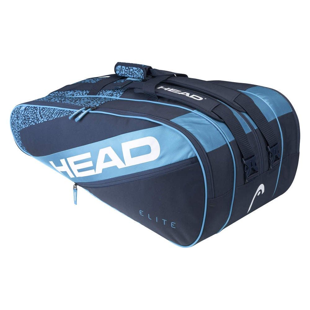 Head Sporttasche Tennis-Racketbag Elite (Schlägertasche, 3 Hauptfächer) navyblau 12R