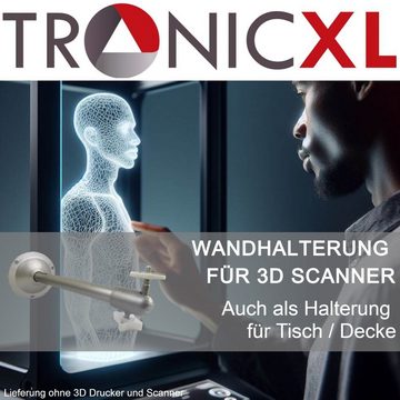 TronicXL Wandhalterung Ständer für 3D Scanner Creality CR-Scan 01 Revopoint pop Wandhalterung