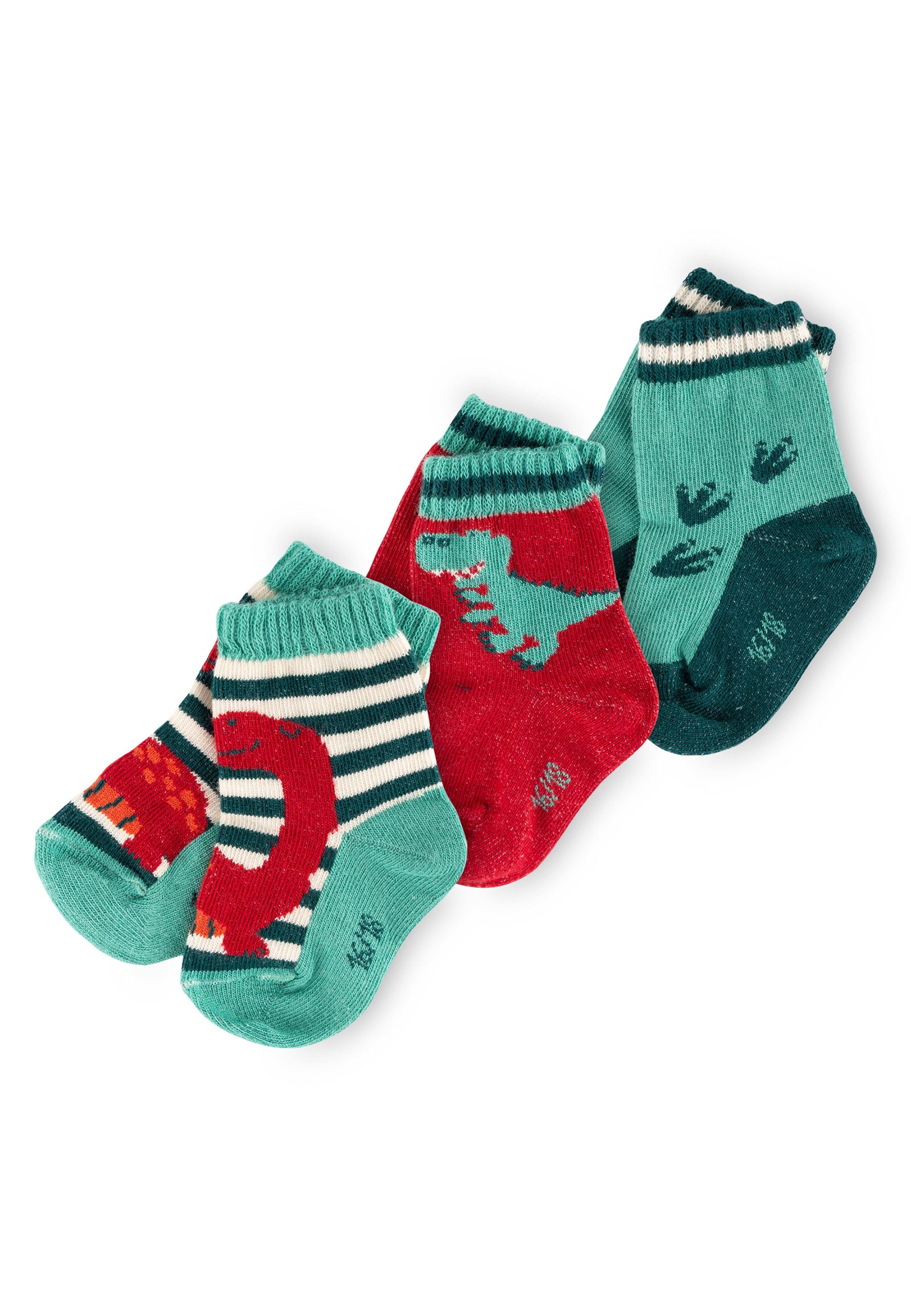 Sigikid Socken Socken-Set 3er dino world für Kinder Jungen (3-Paar)