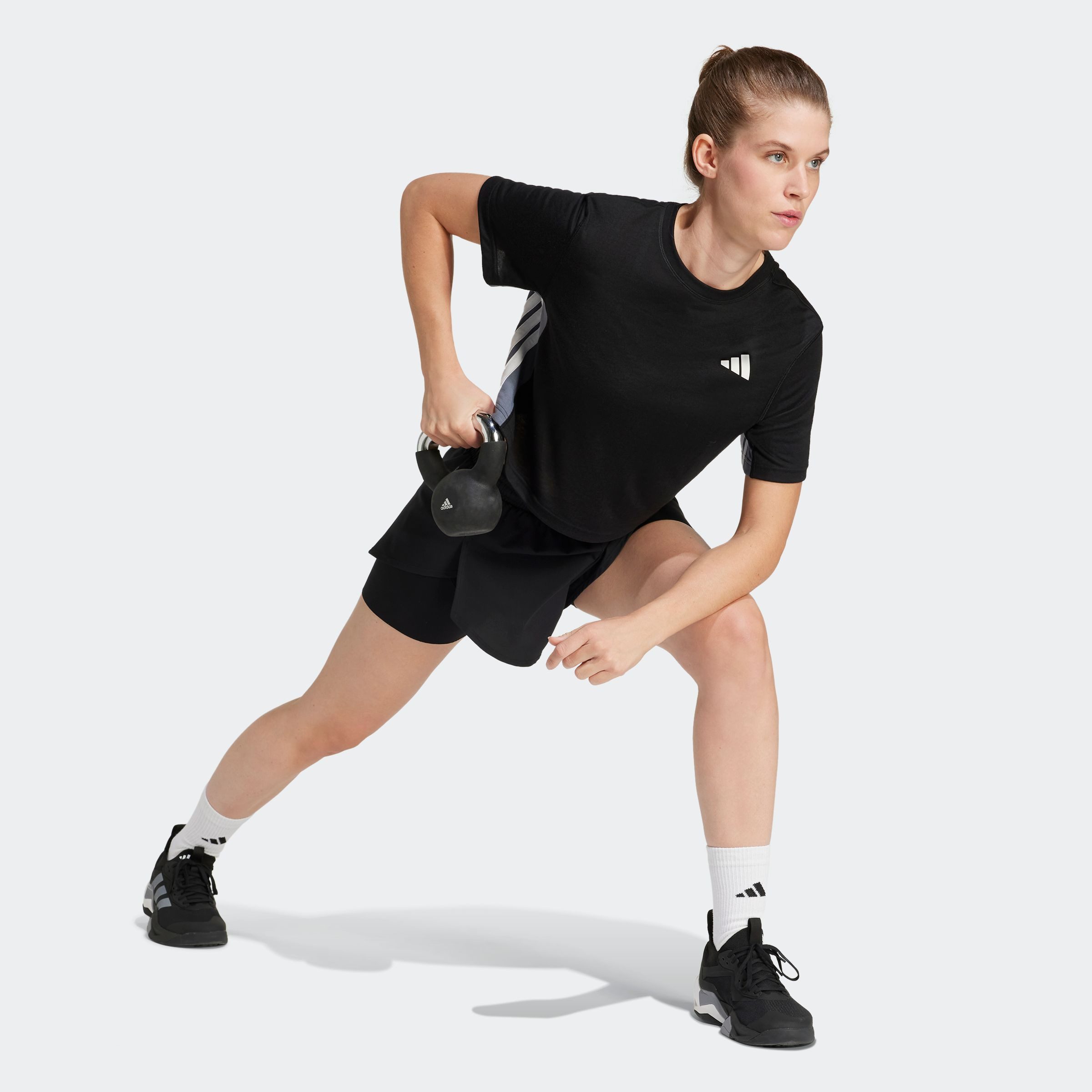 adidas Performance T-Shirt TRAIN ESSENTIALS COLORBLOCK WORKOUT