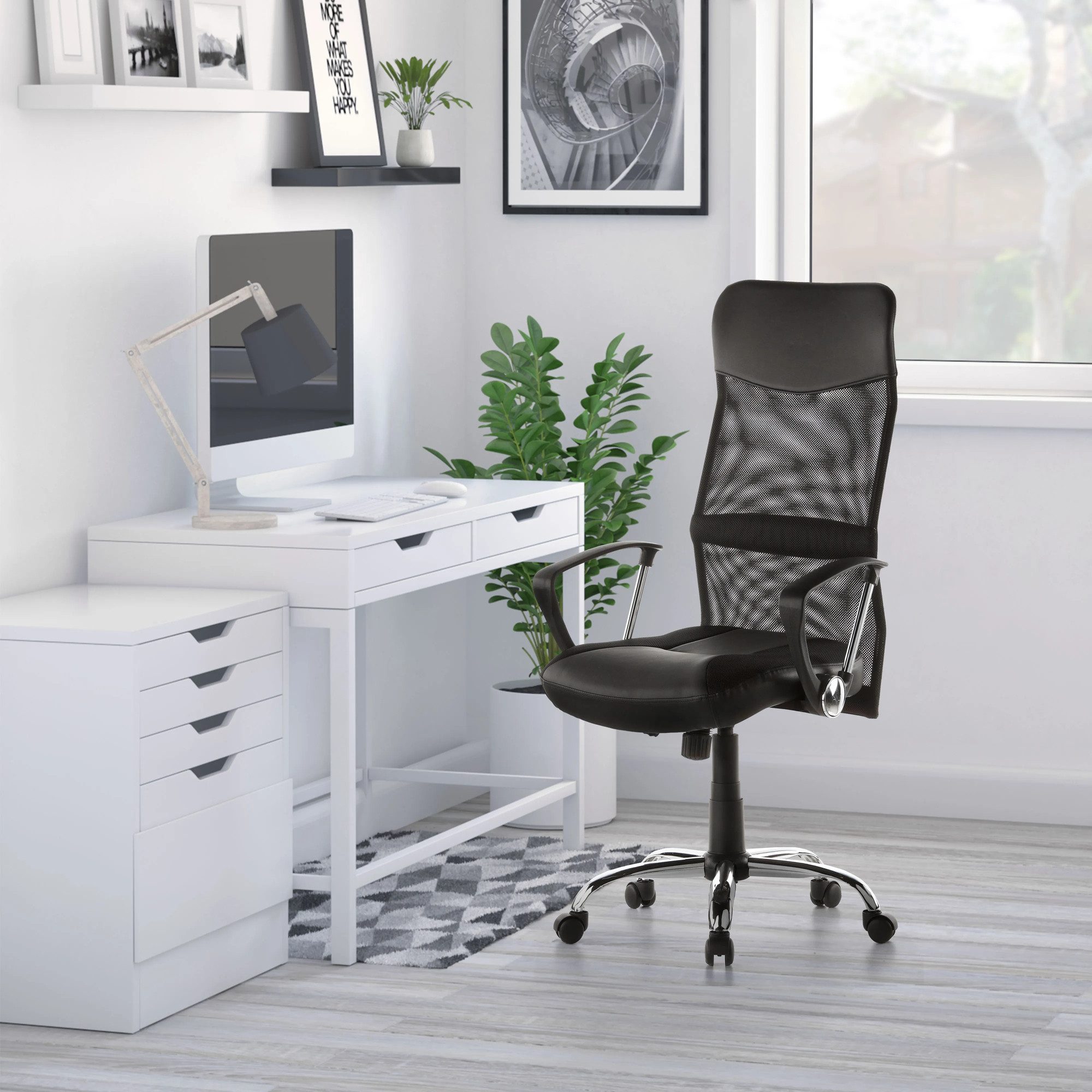 hjh OFFICE Drehstuhl Chefsessel ARTON 20 668010 schwarz