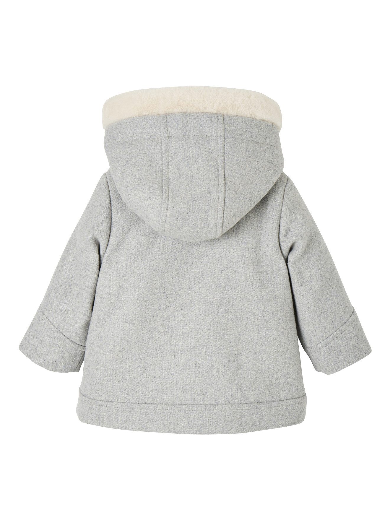 vertbaudet Dufflecoat Mädchen Baby Mantel mit Kapuze